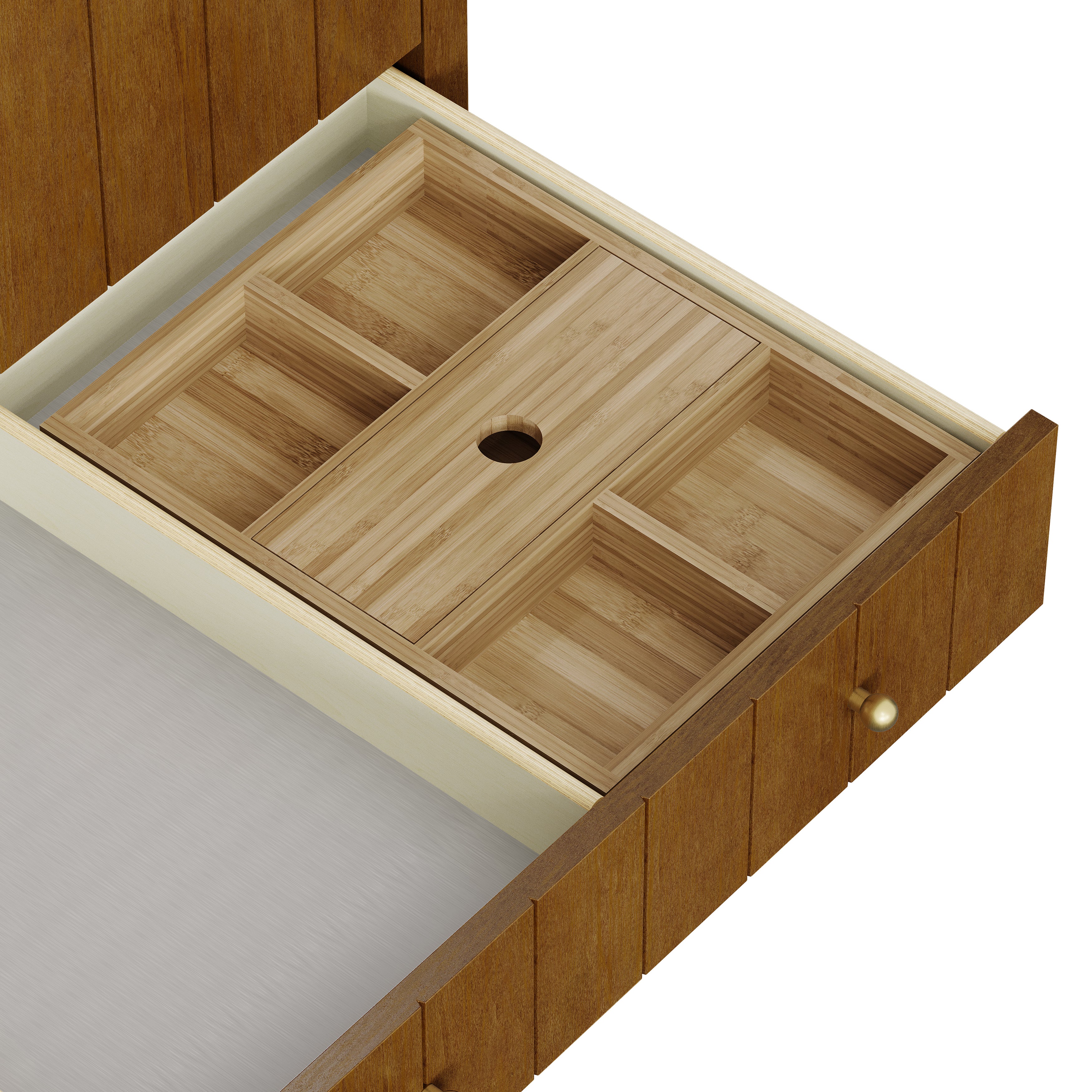 James Martin Hudson 30" Single Vanity in Honey Oak with 3cm Countertop