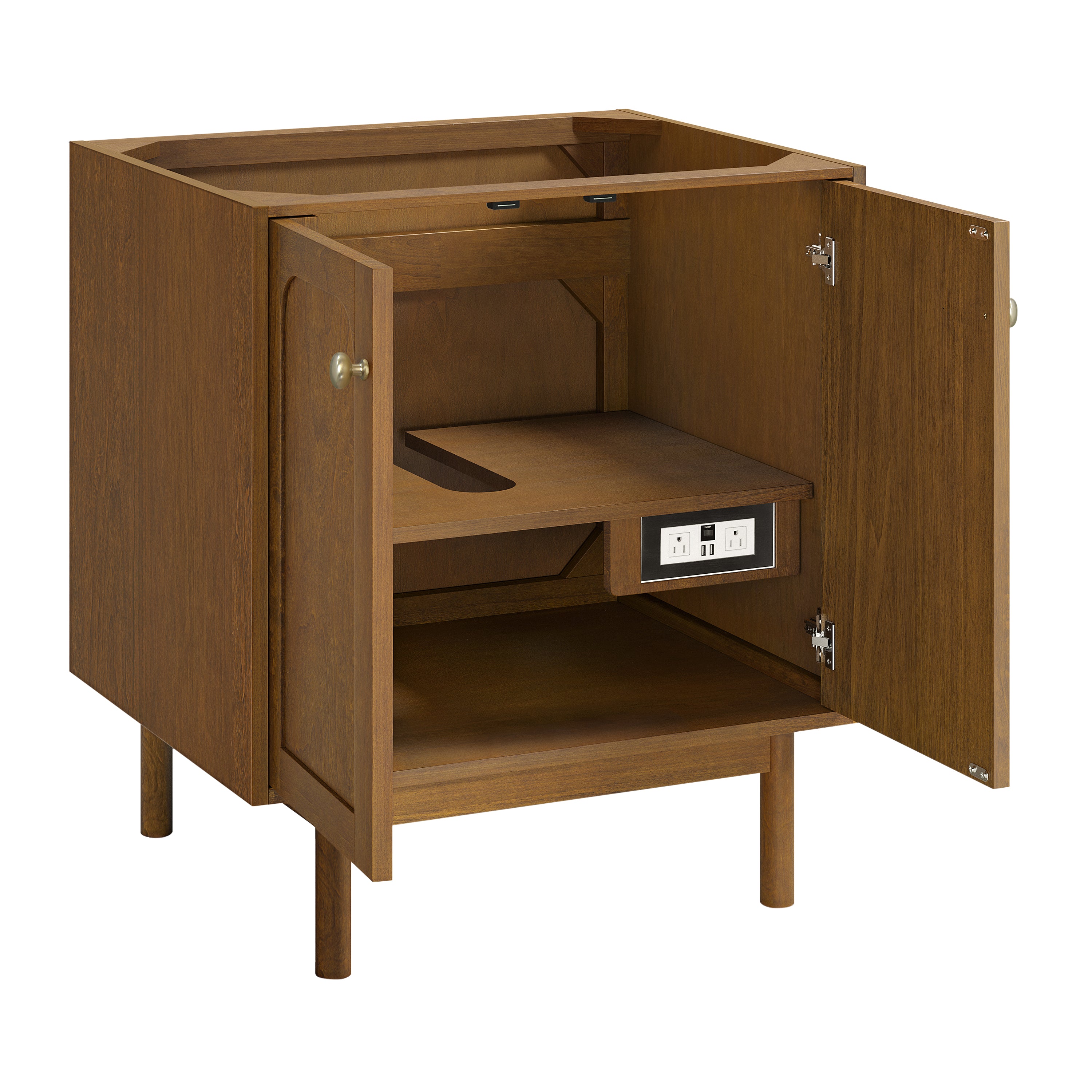 James Martin Laurent 30" Single Vanity in Honey Oak with 3cm Countertop