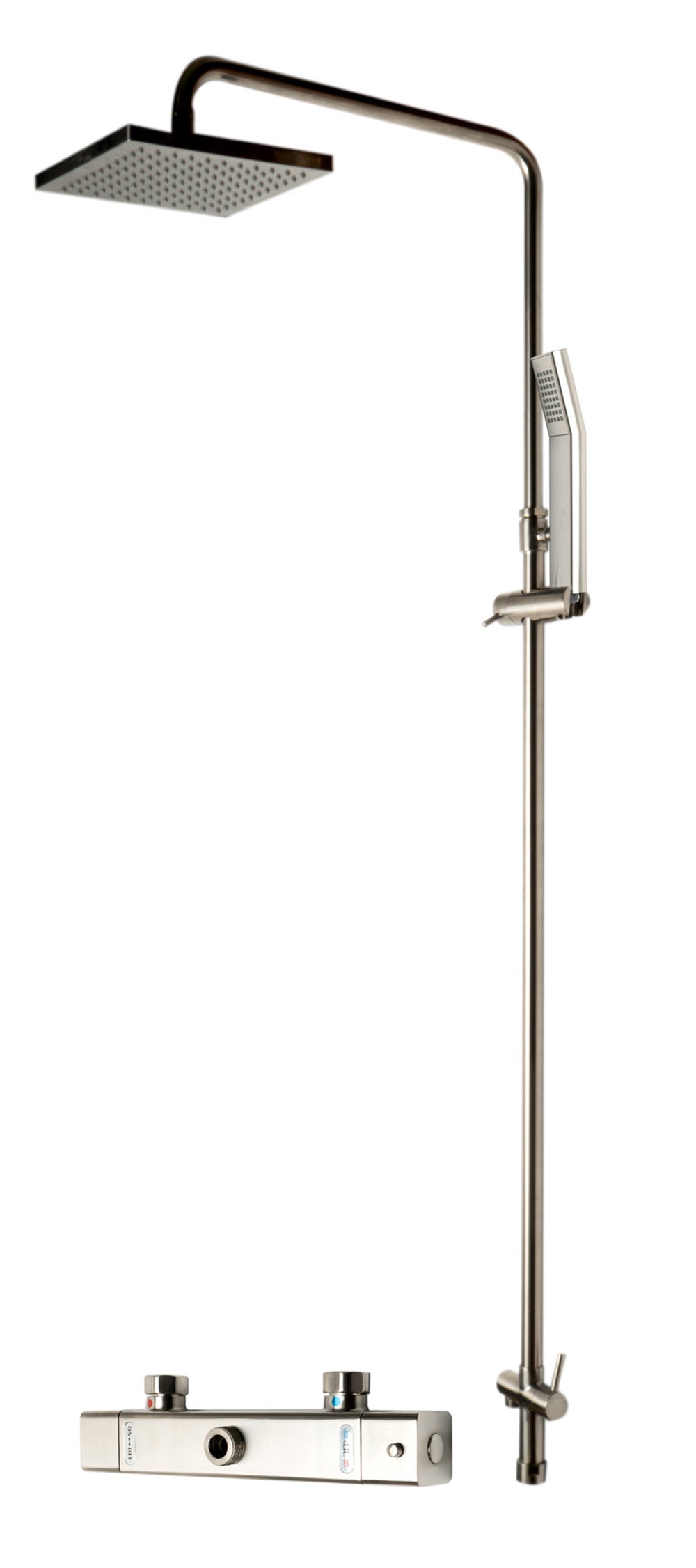 ALFI brand AB2862 Square Style Thermostatic Exposed Shower Set
