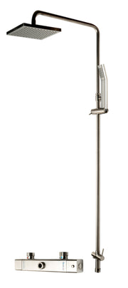 ALFI brand AB2862 Square Style Thermostatic Exposed Shower Set