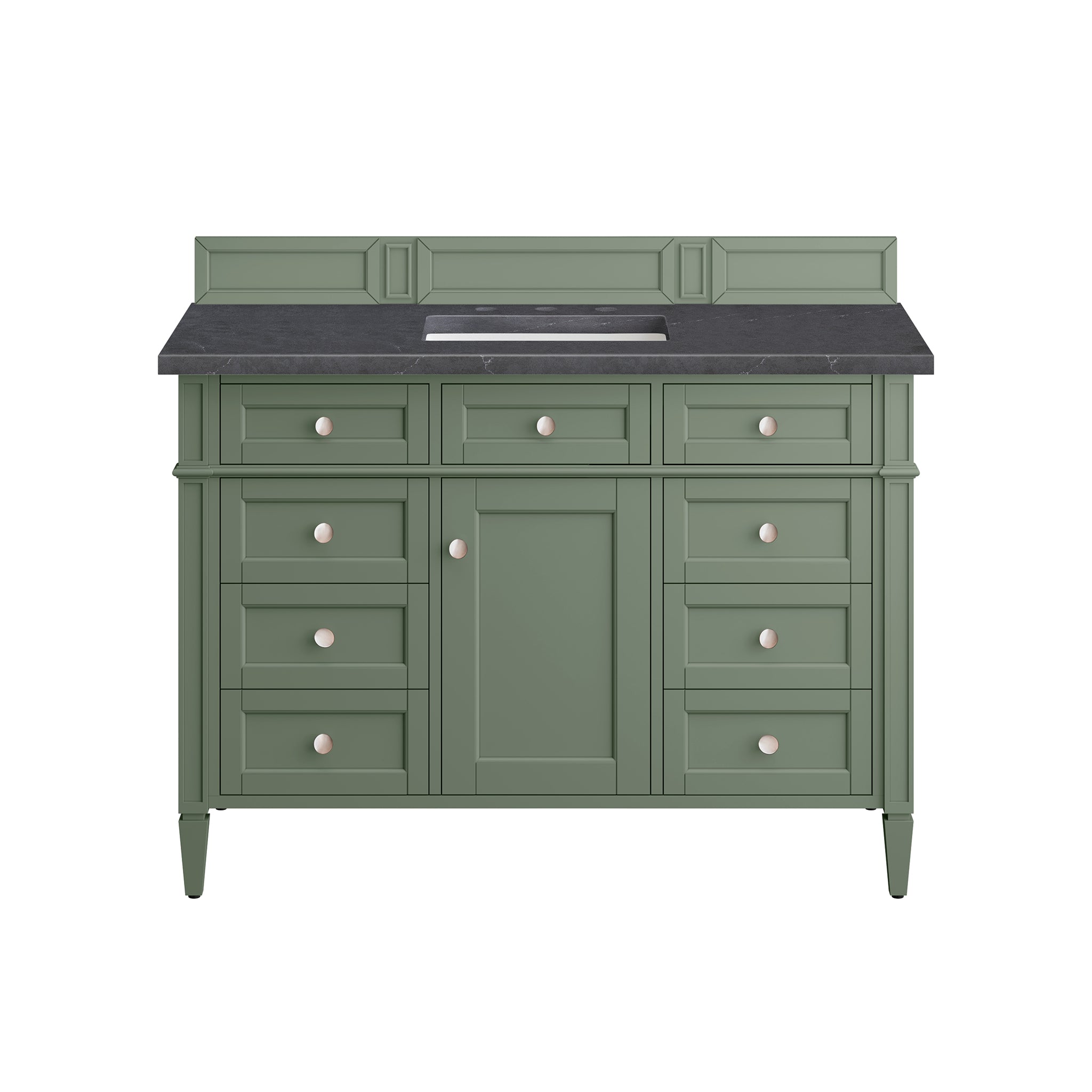 James Martin Brittany 48" Single Vanity in Smokey Celadon with 3cm Countertop