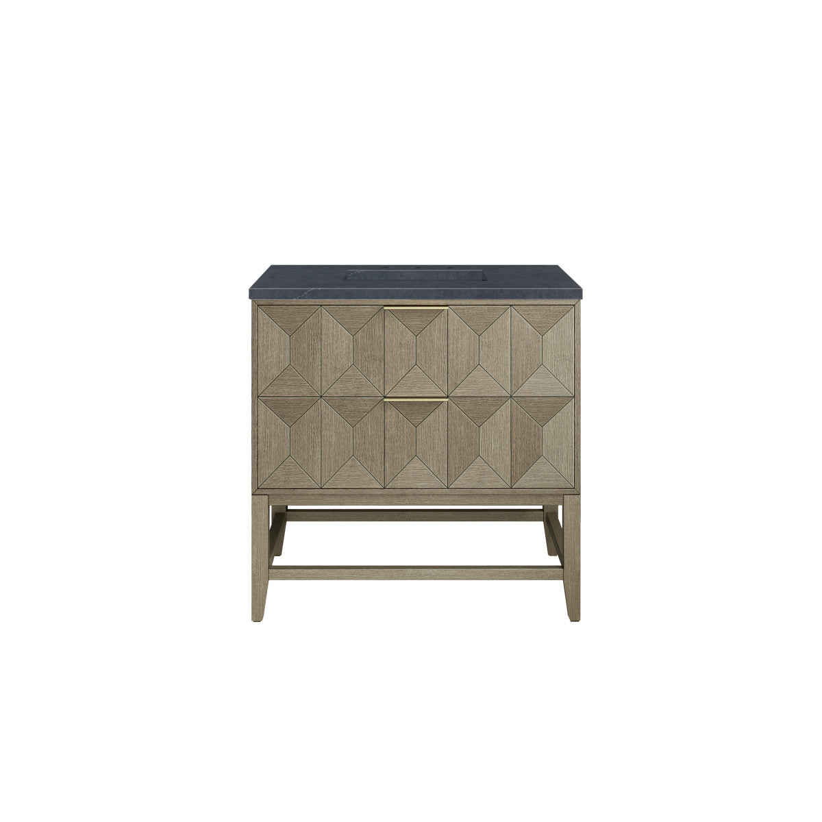 Emmeline 36" Single Vanity Cabinet, Pebble Oak