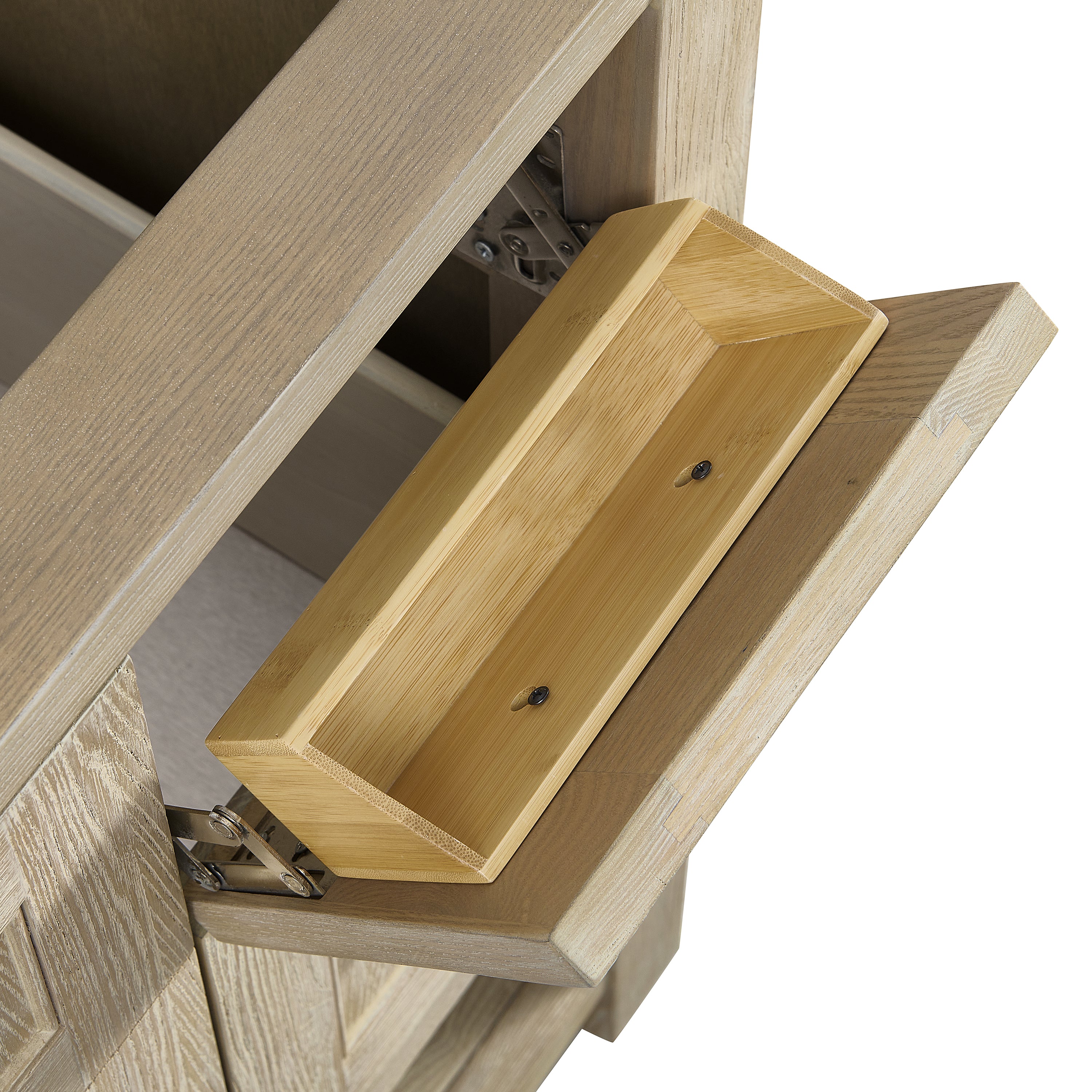 James Martin Breckenridge 36" Single in Whitewashed Oak with 3cm Countertop