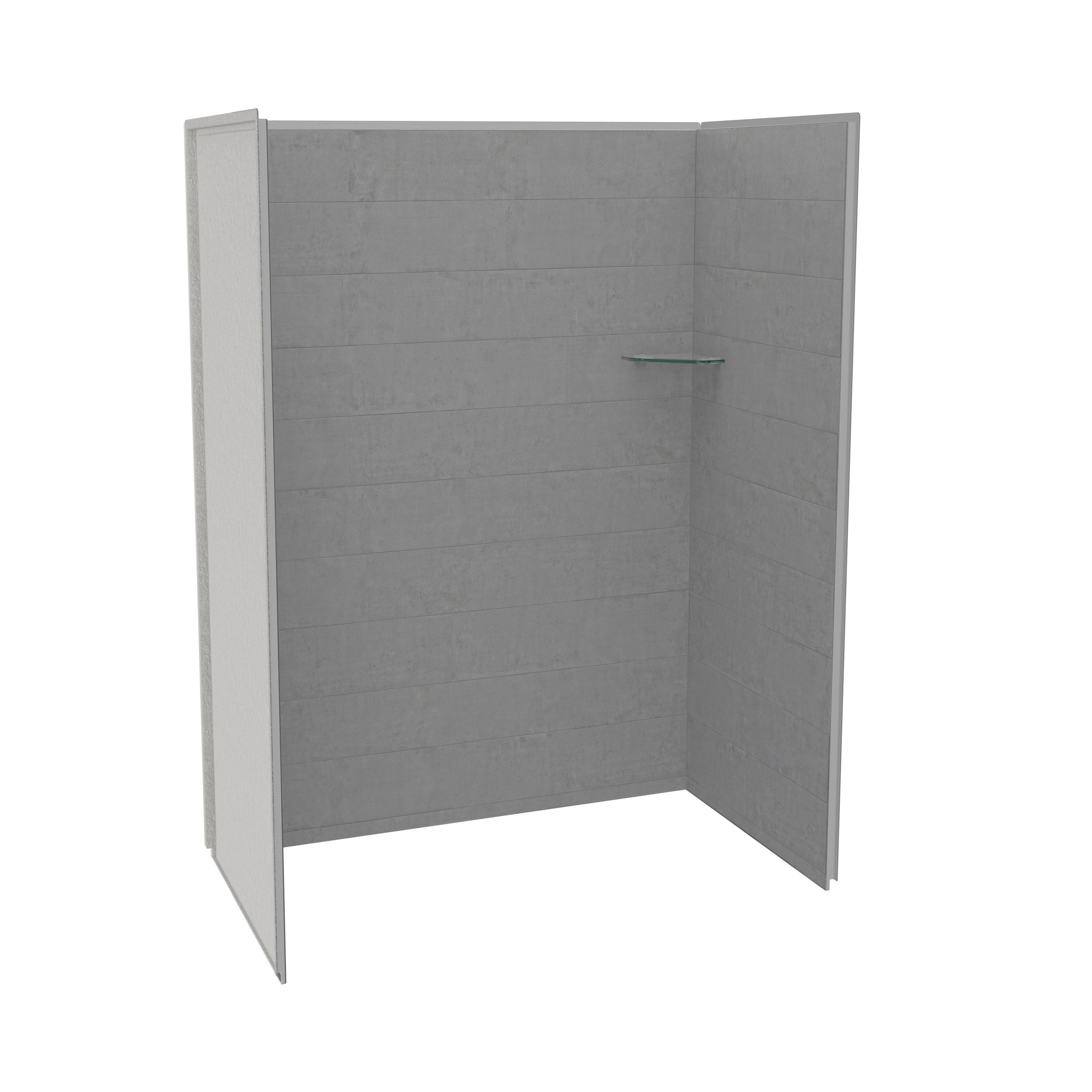 Maax Utile 6032 Composite Direct-to-Stud Three-Piece Alcove Shower Wall Kit