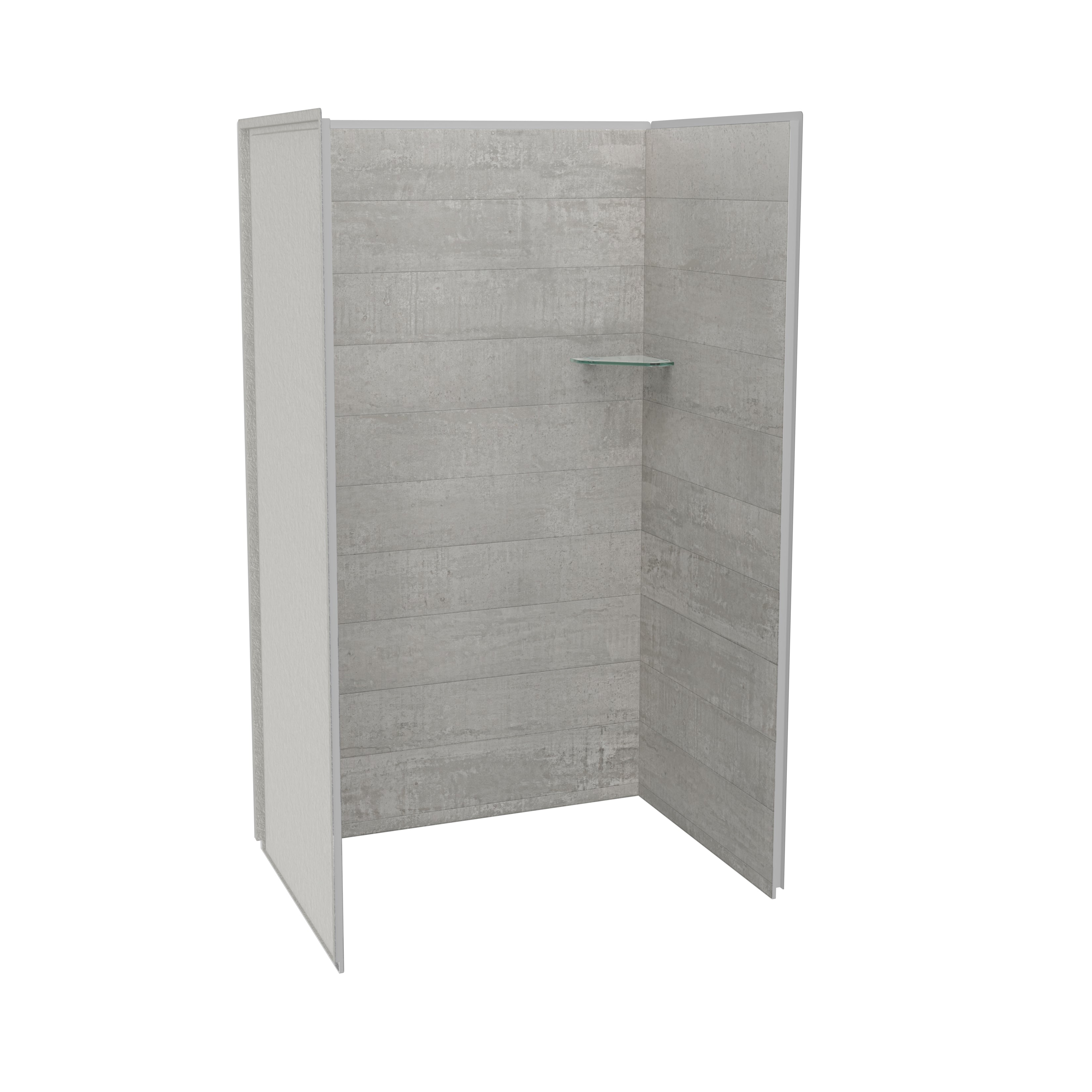 Maax Utile 4832 Composite Direct-to-Stud Three-Piece Alcove Shower Wall Kit