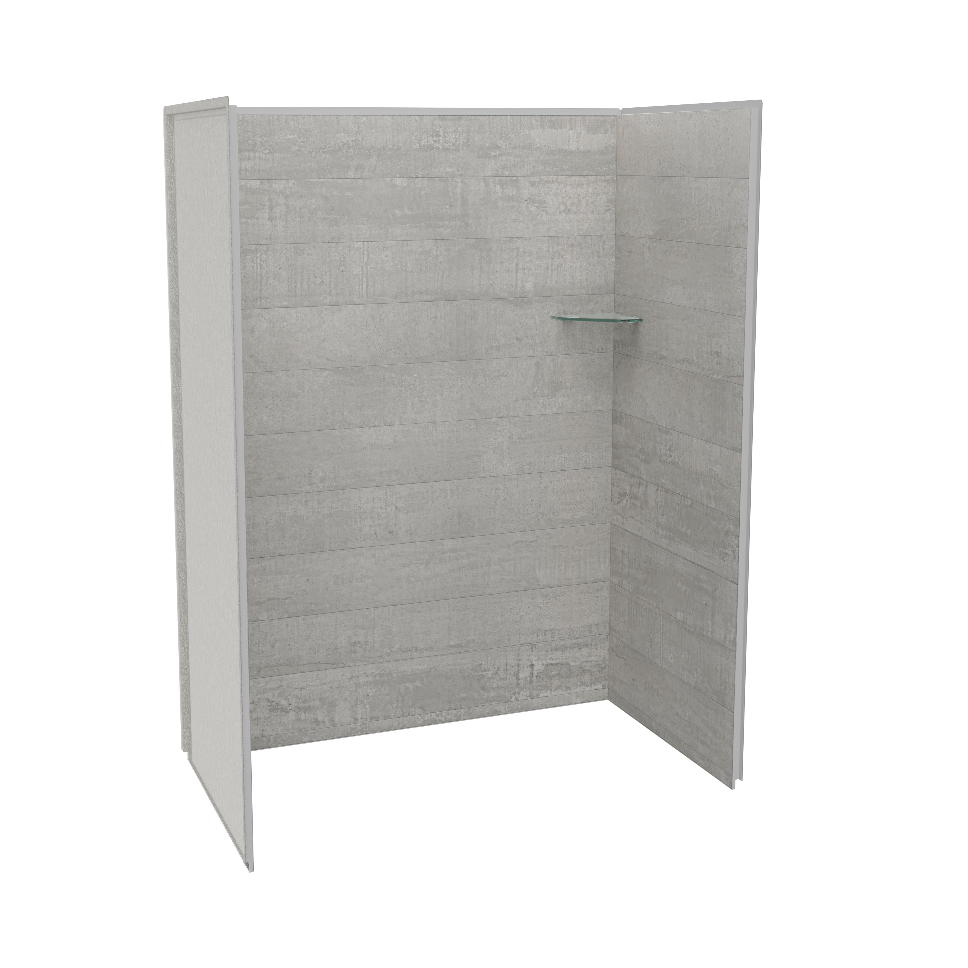 Maax Utile 6032 Composite Direct-to-Stud Three-Piece Alcove Shower Wall Kit