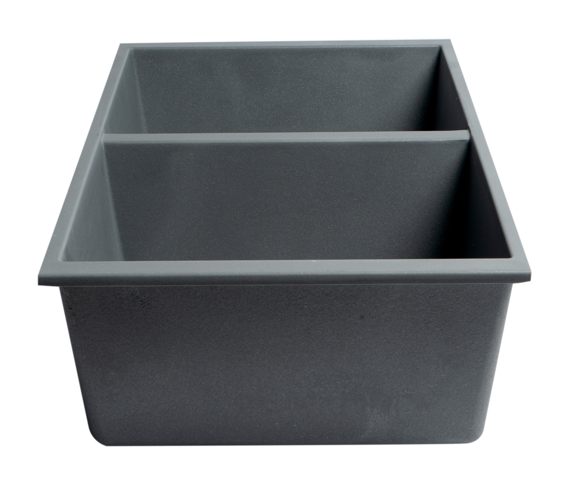 ALFI brand AB3420UM 34" Undermount Double Bowl Granite Composite Kitchen Sink