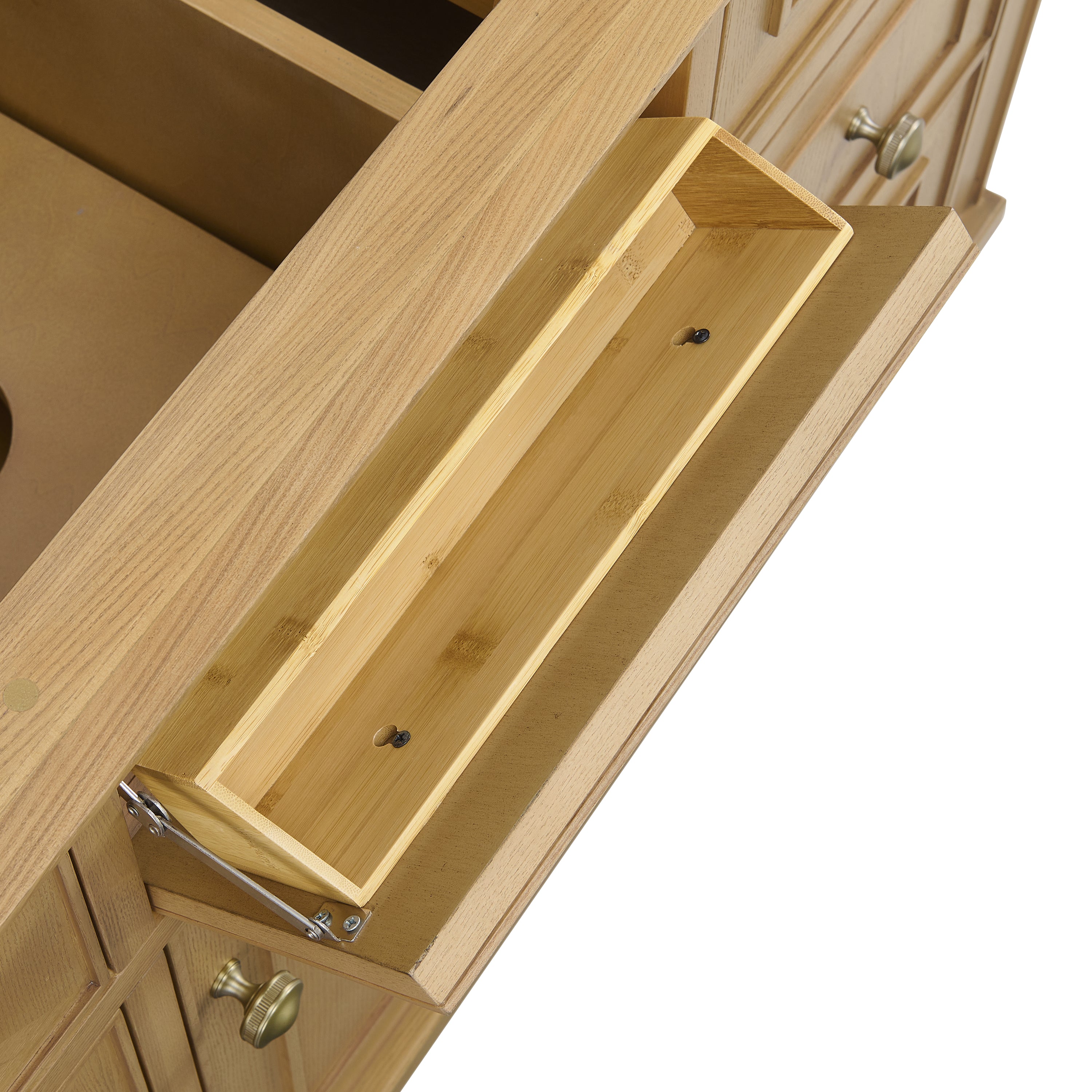 James Martin Lorelai 48" Single Vanity in Light Natural Oak with 3cm Countertop
