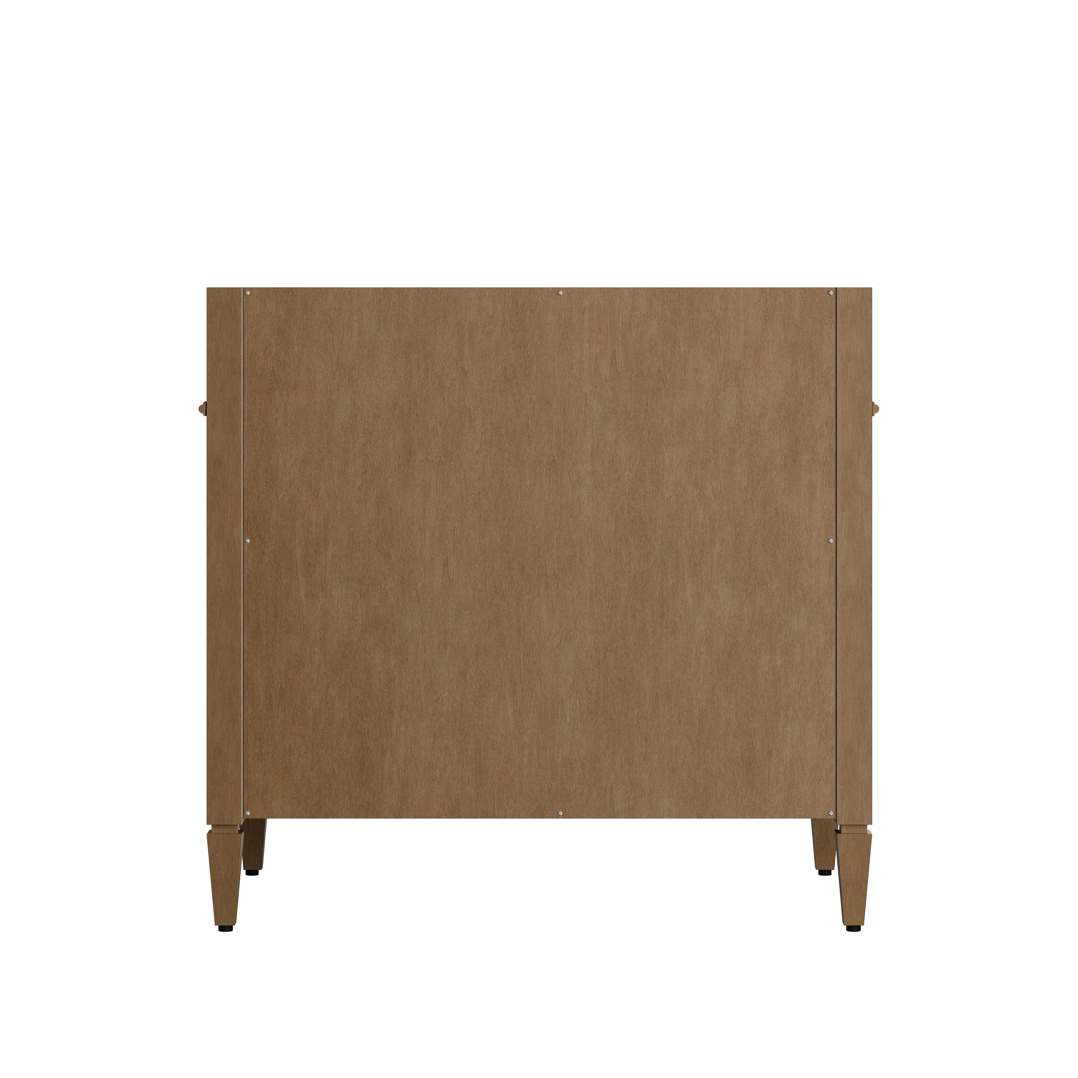 James Martin Brittany 36" Single Vanity in Pecan with 3cm Countertop