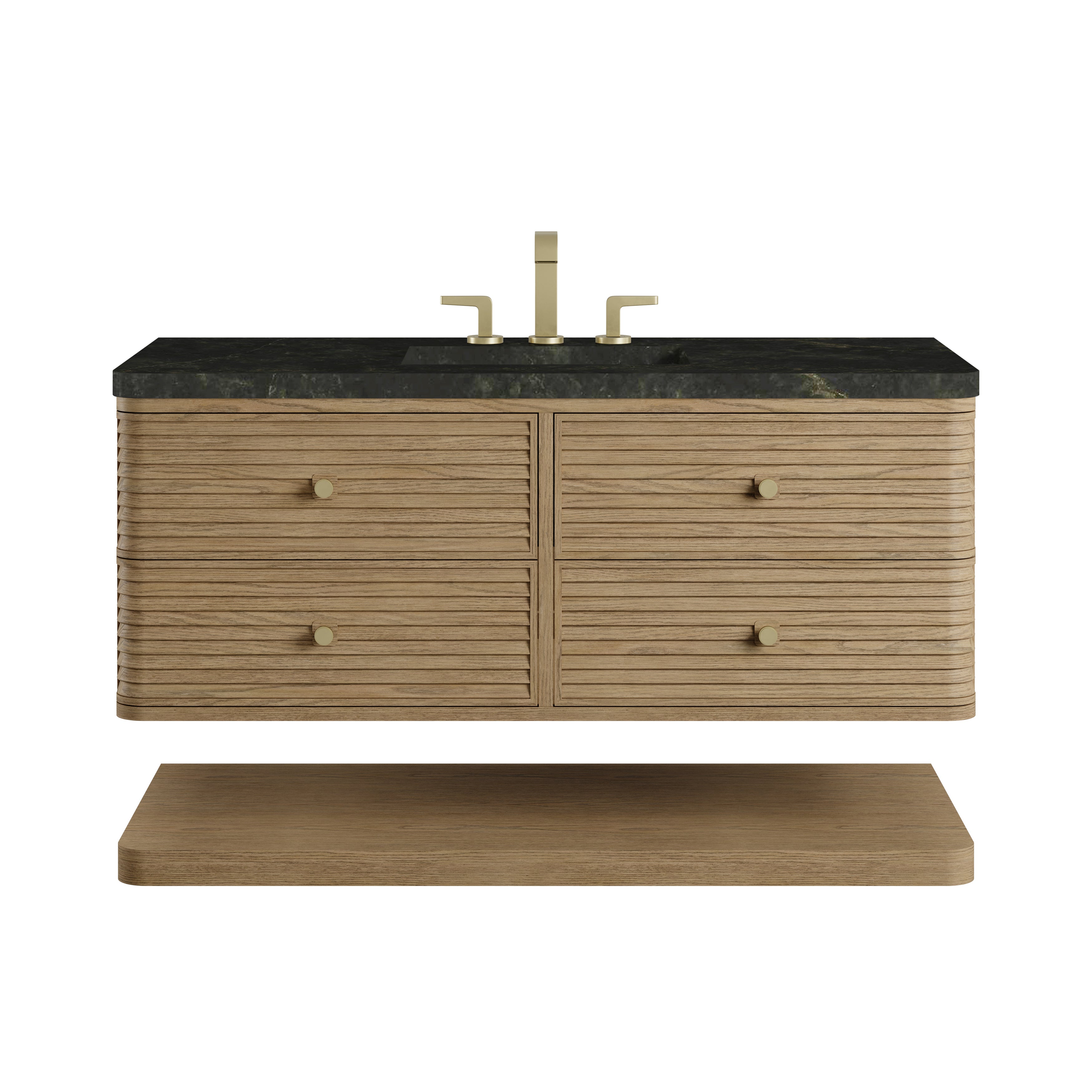 James Martin Allamari 48" Single Vanity in Dune Mist with 3cm Countertop
