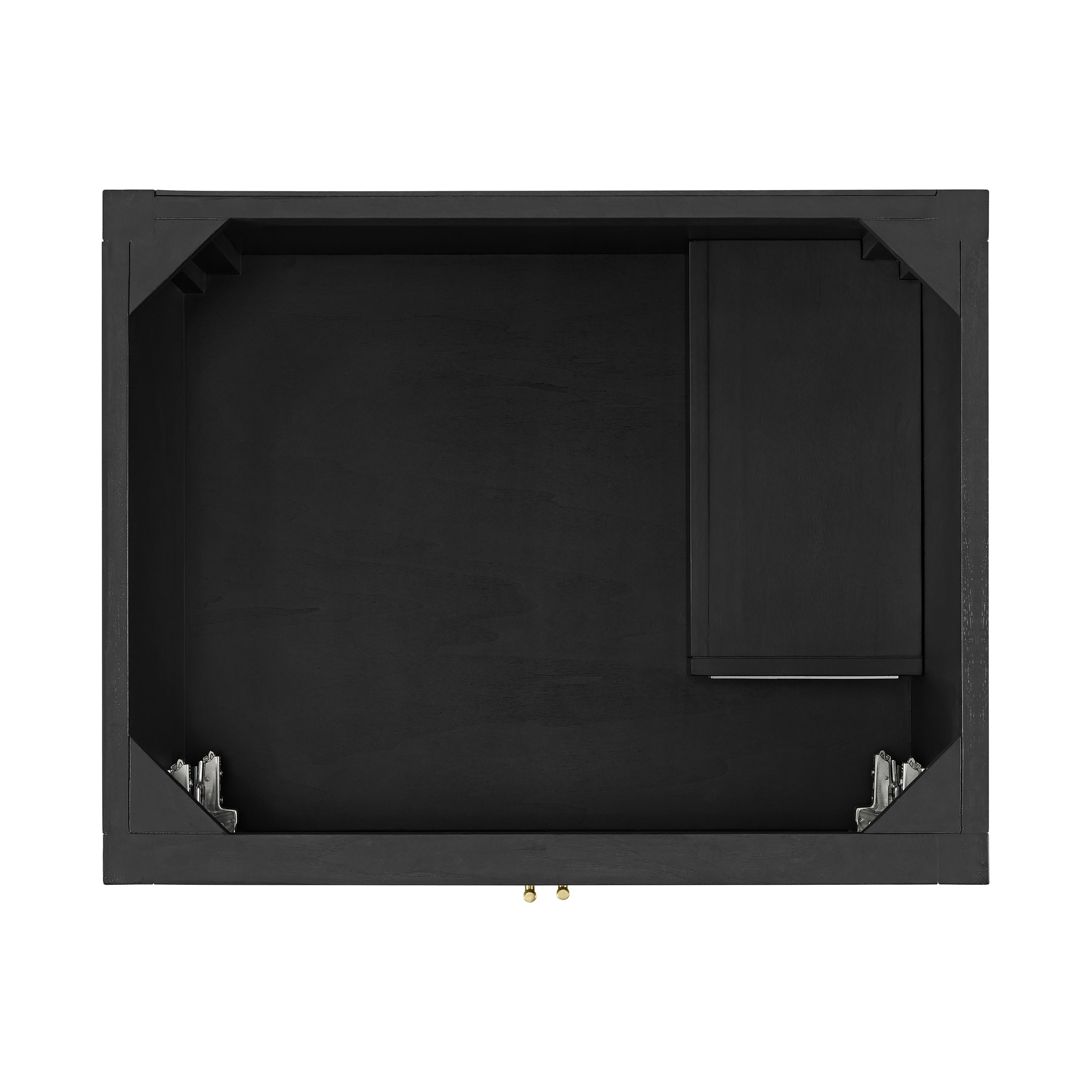 James Martin Myrrin 30" Single Vanity in Carbon Oak with 3cm Countertop