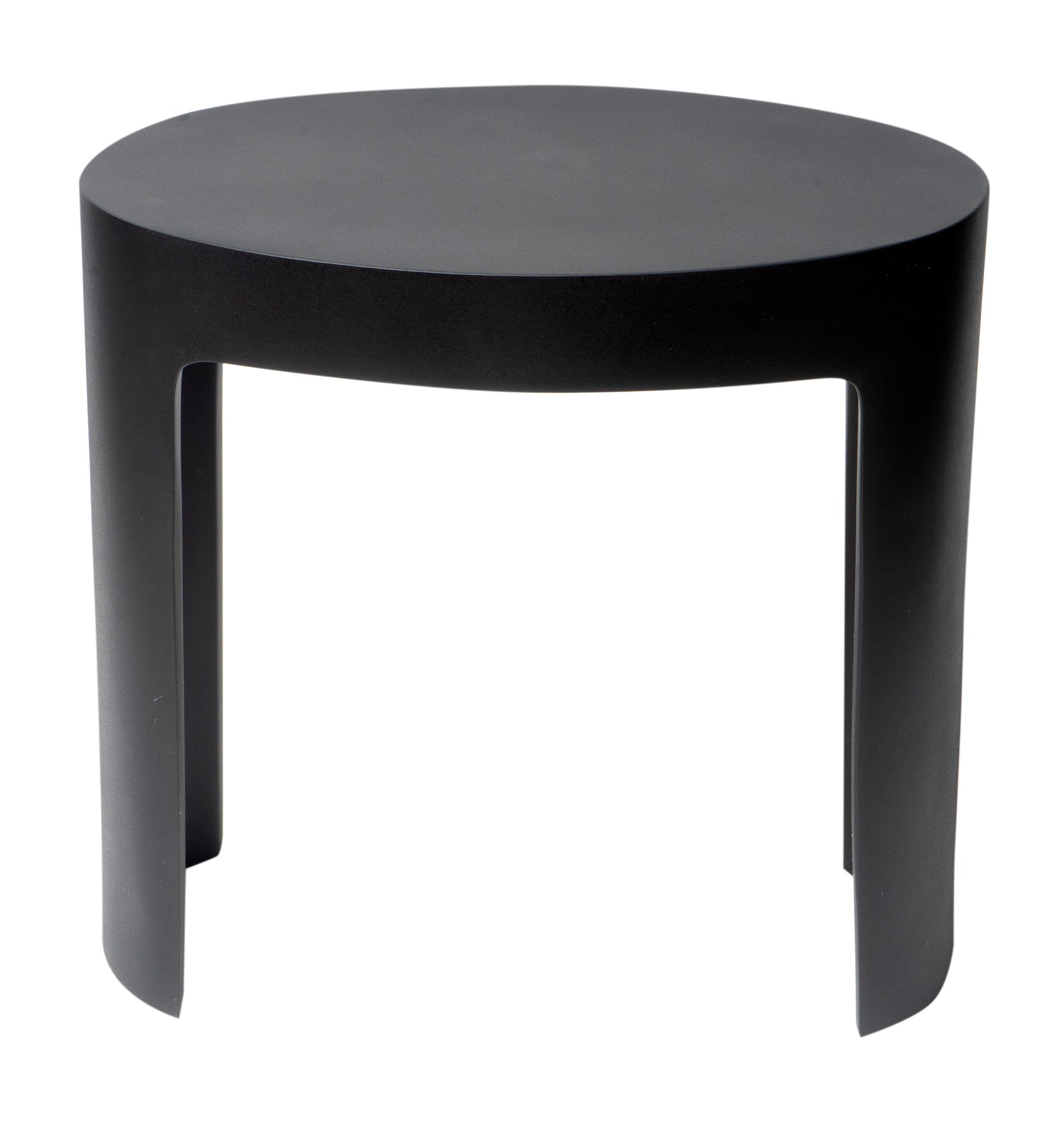 ALFI brand  ABST66BM Black Matte Solid Surface Resin Bathroom / Shower Stool