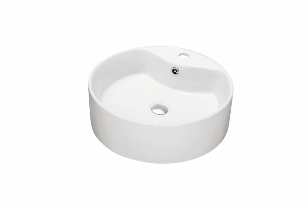 Dawn Counter Round Ceramic Art Basin CASN103000