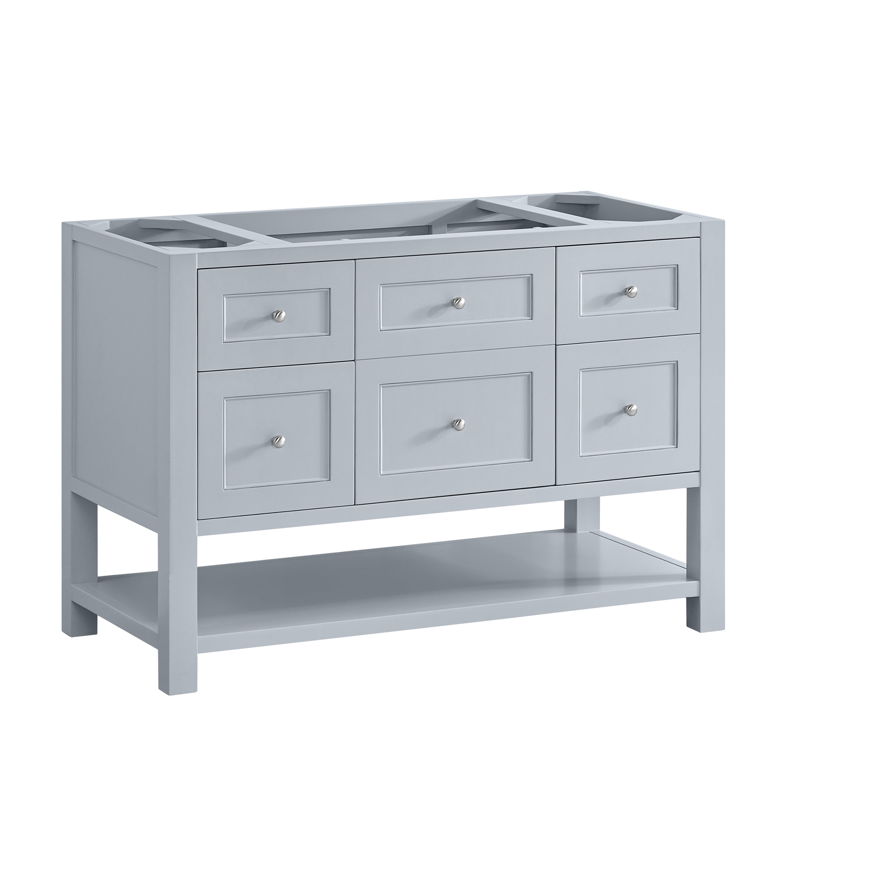James Martin Breckenridge 60" Single Vanity in Serenity Blue with 3cm Countertop