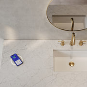 James Martin Brittany 60" Single Vanity in Saddle Brown with 3cm Countertop and FreePower Wireless Charger