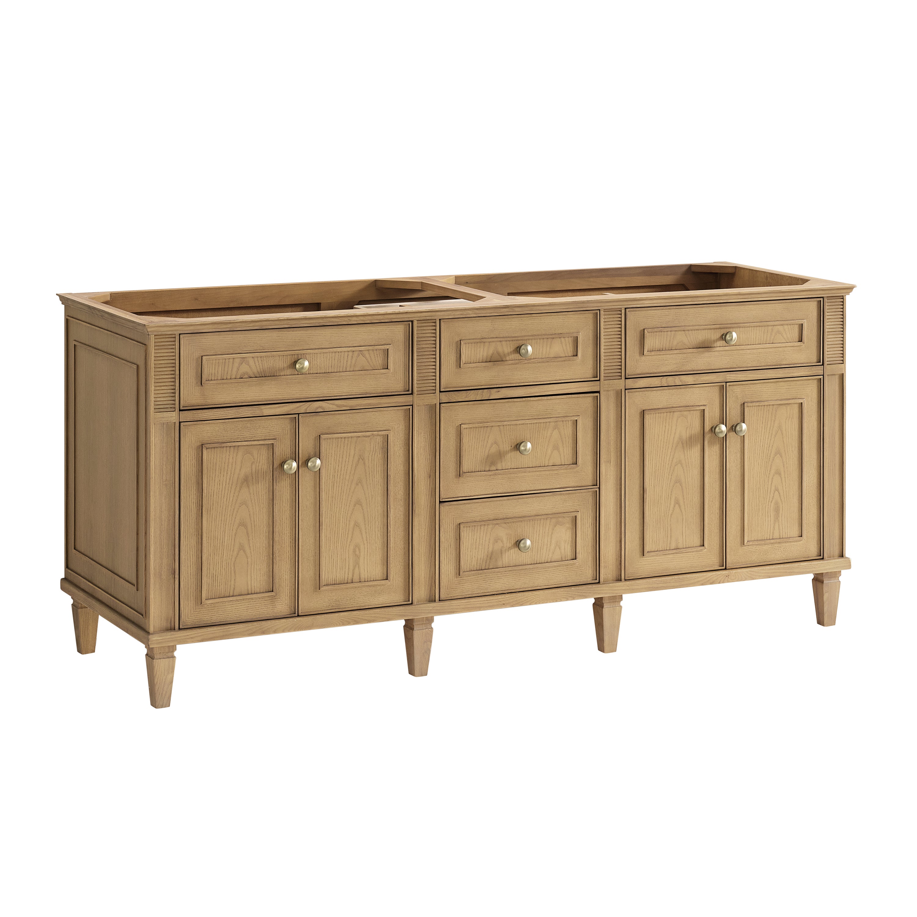 James Martin Lorelai 72" Double Vanity in Light Natural Oak with 3cm Countertop