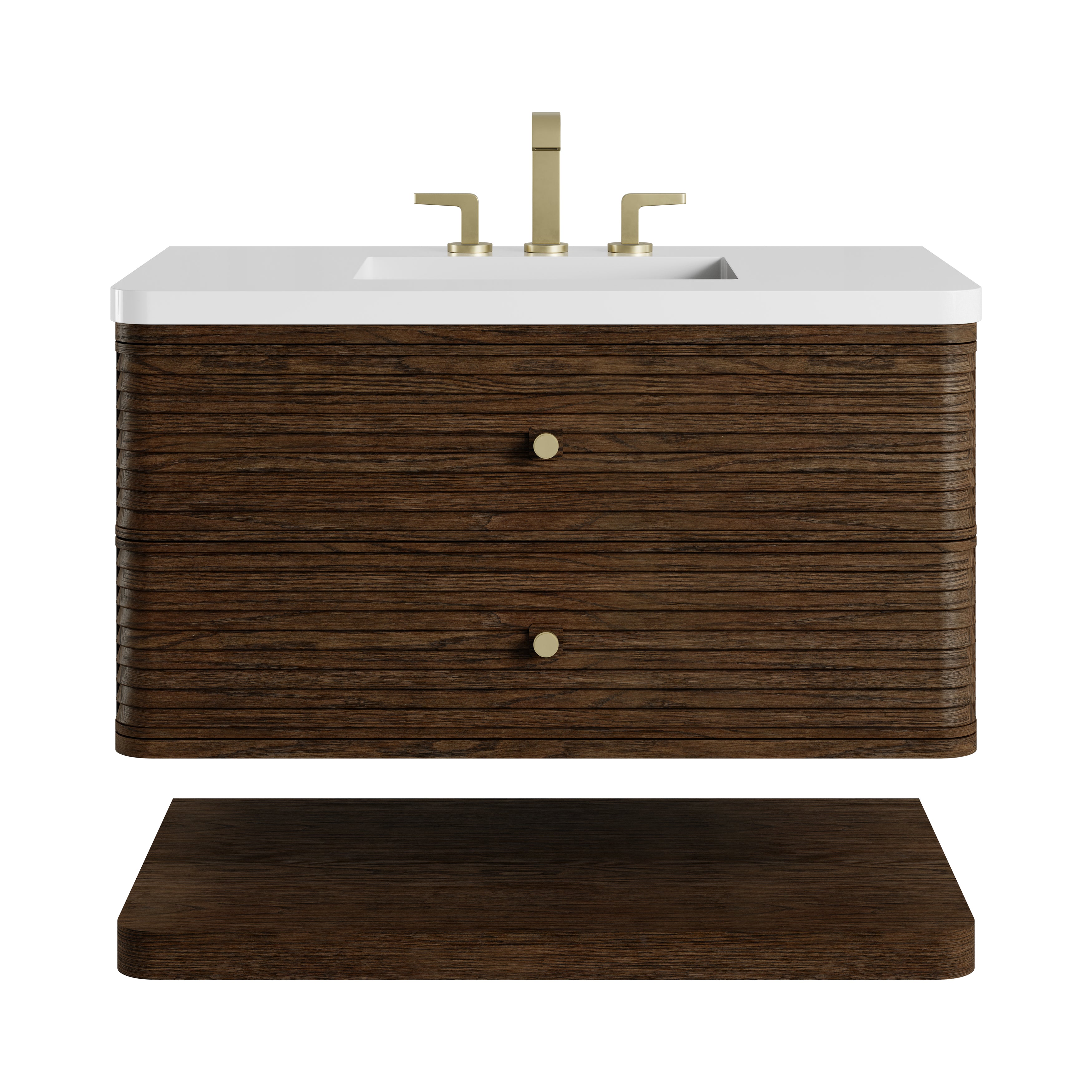James Martin Allamari 36" Single Vanity in Sable with 3cm Countertop