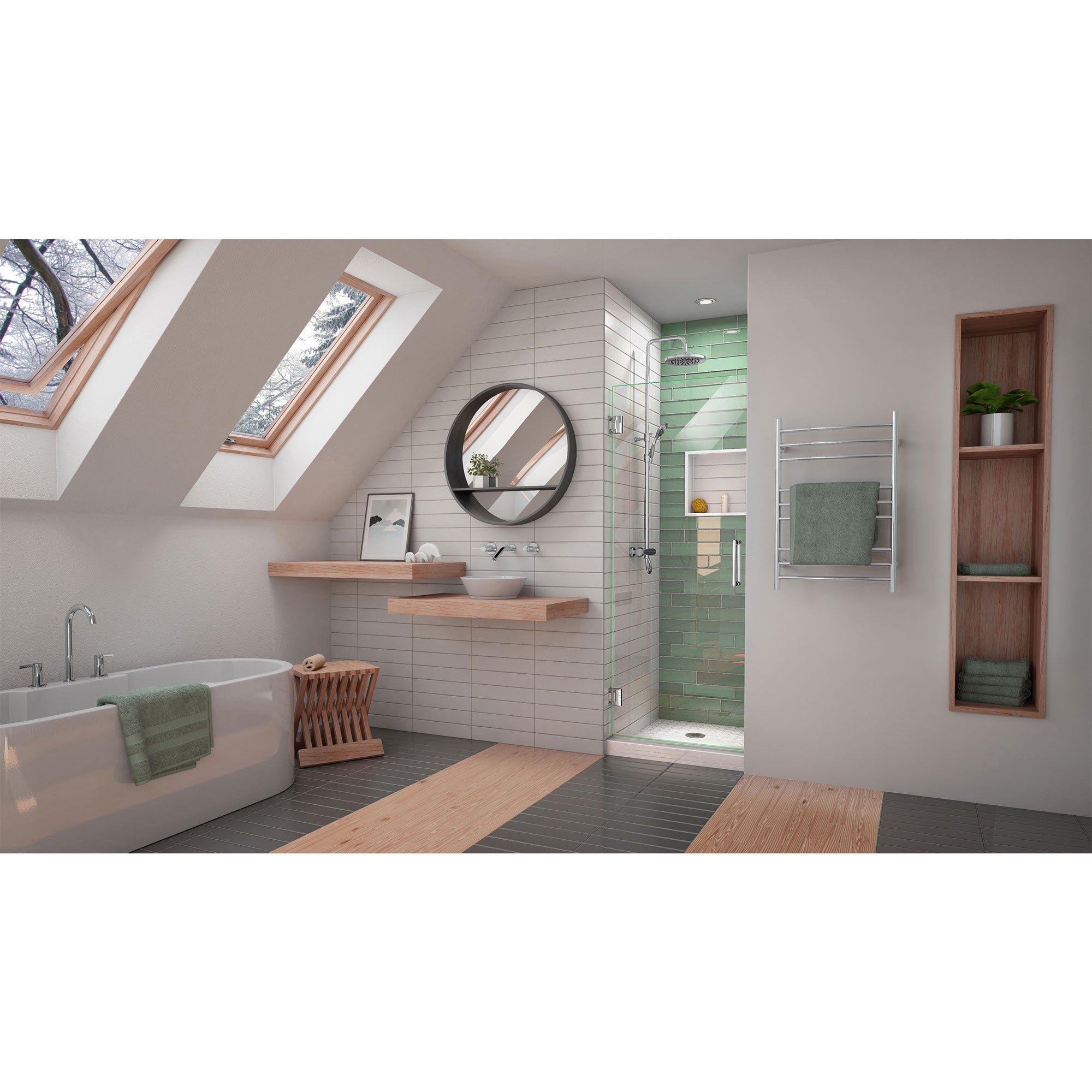 DreamLine Unidoor-LS 29" W Shower Door