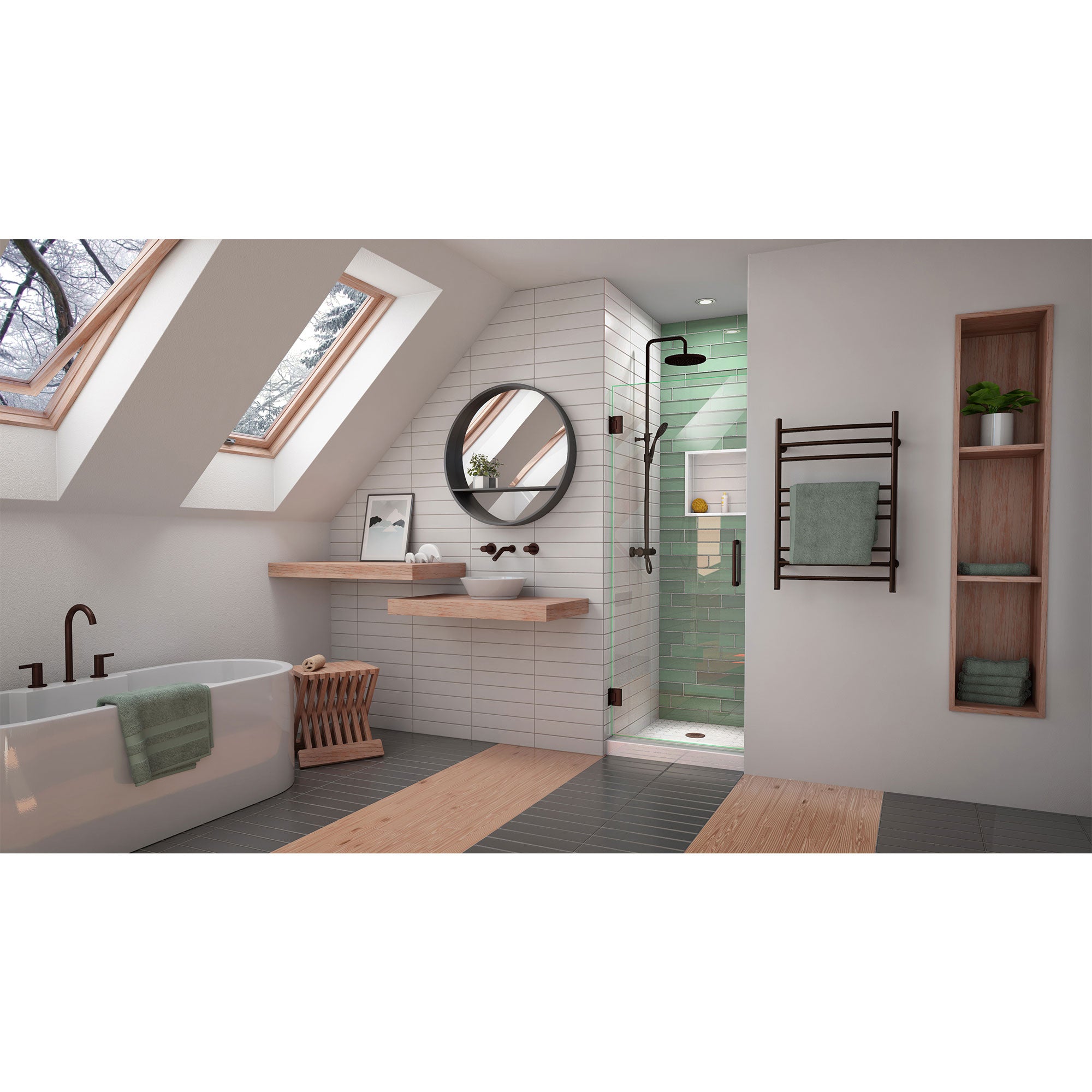 DreamLine Unidoor-LS 25" W Shower Door