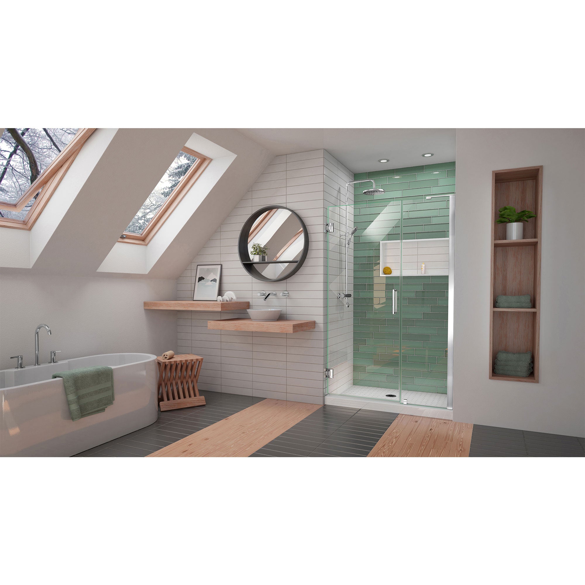 DreamLine Unidoor-LS 47-48" W Shower Door