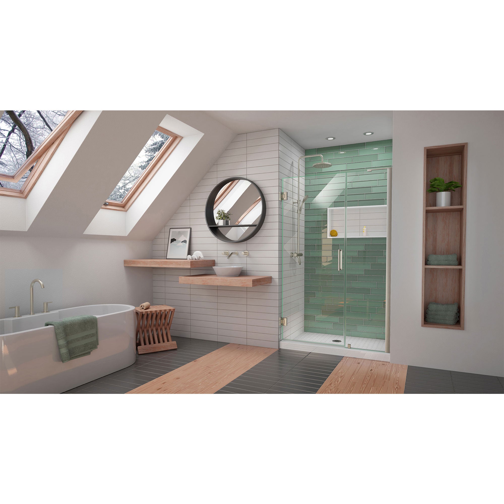 DreamLine Unidoor-LS 48-49" W Shower Door
