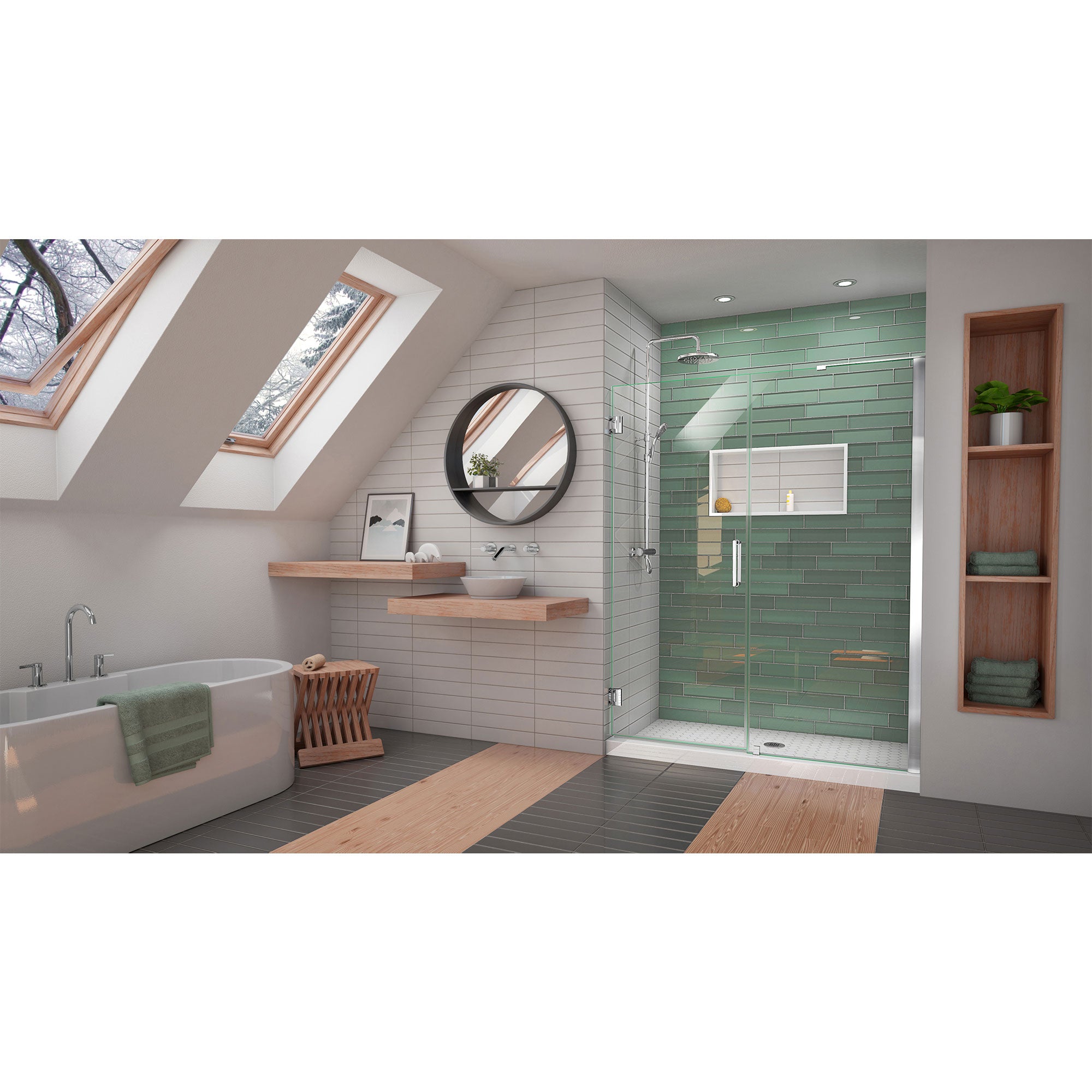 DreamLine Unidoor-LS 60-61" W Shower Door