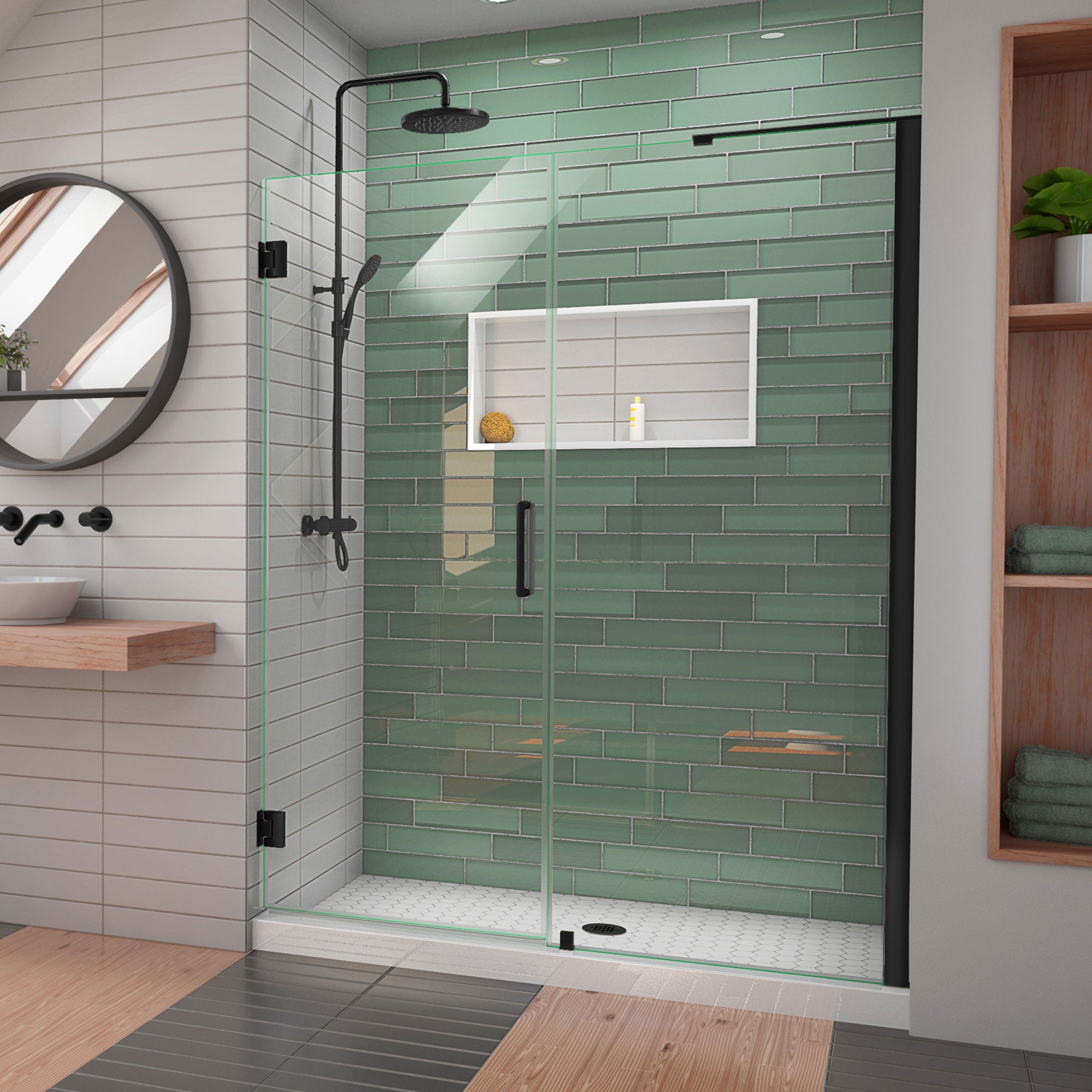 DreamLine Unidoor-LS 54-55" W Shower Door