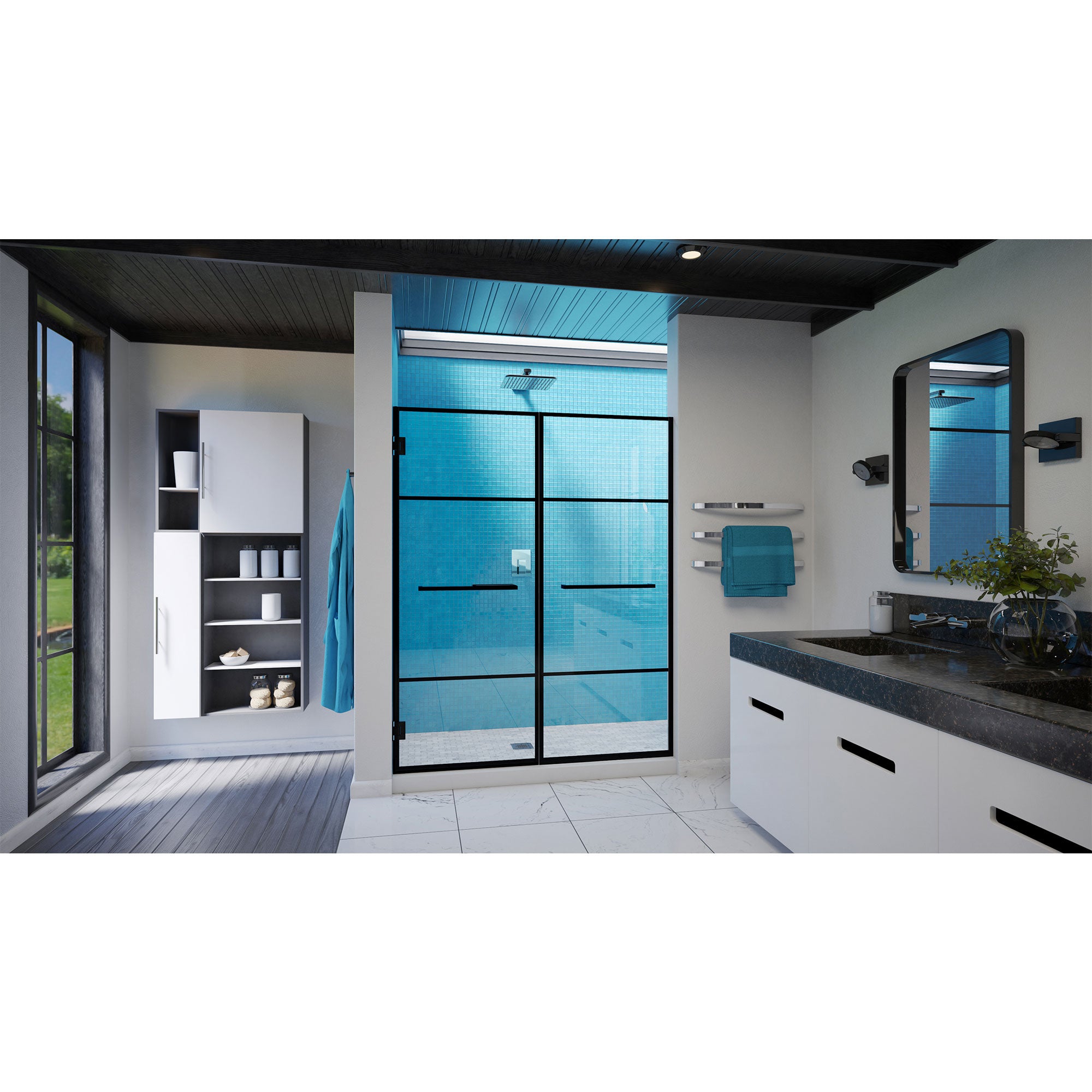 DreamLine Unidoor Madrid 58.5 in. x 72 in. Shower Door