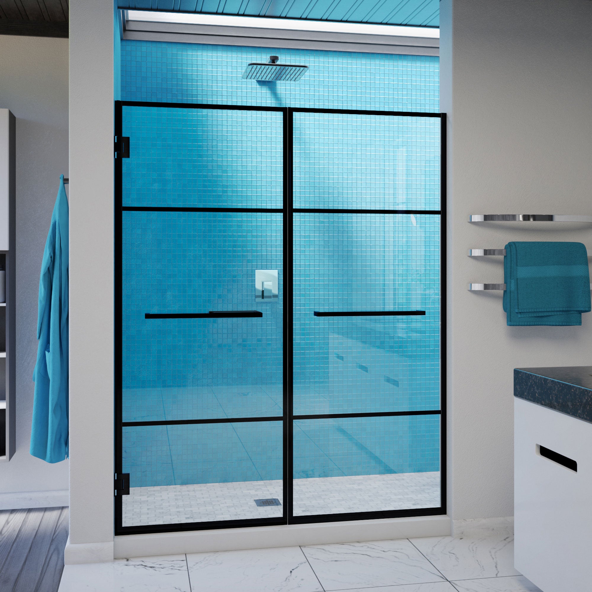 DreamLine Unidoor Madrid 58.5 in. x 72 in. Shower Door