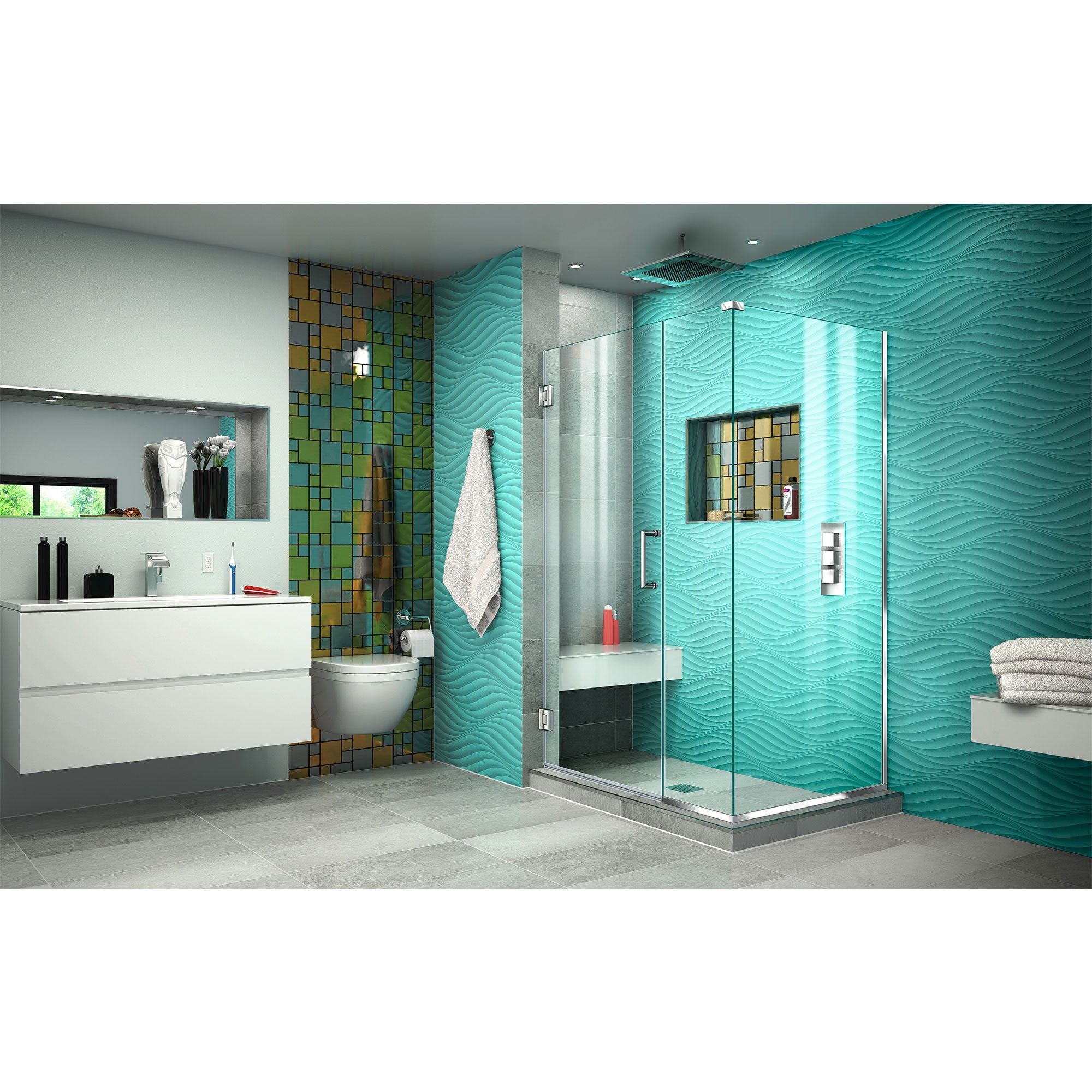DreamLine Unidoor Plus 42.5" W Shower Enclosure