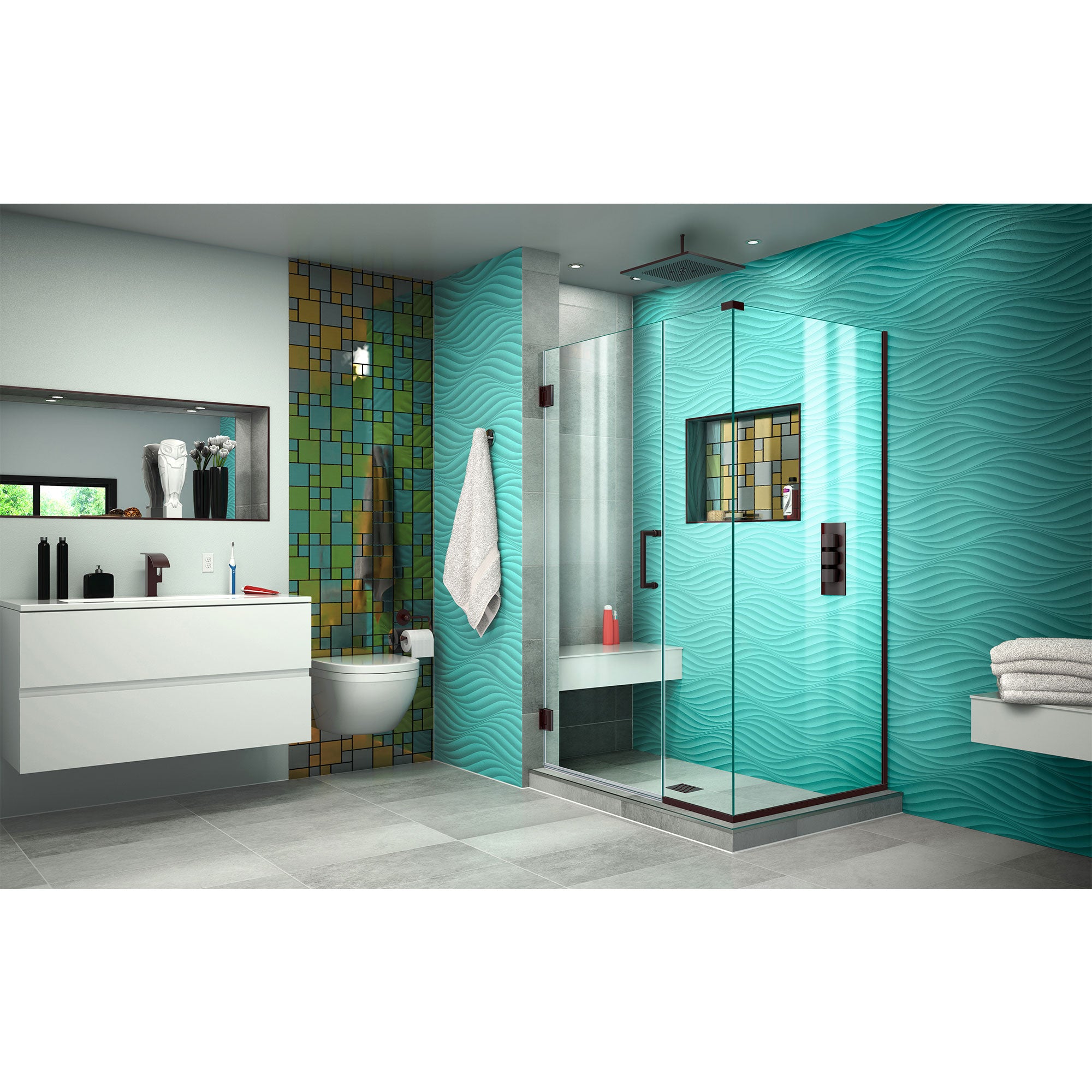 DreamLine Unidoor Plus 40" W Shower Enclosure