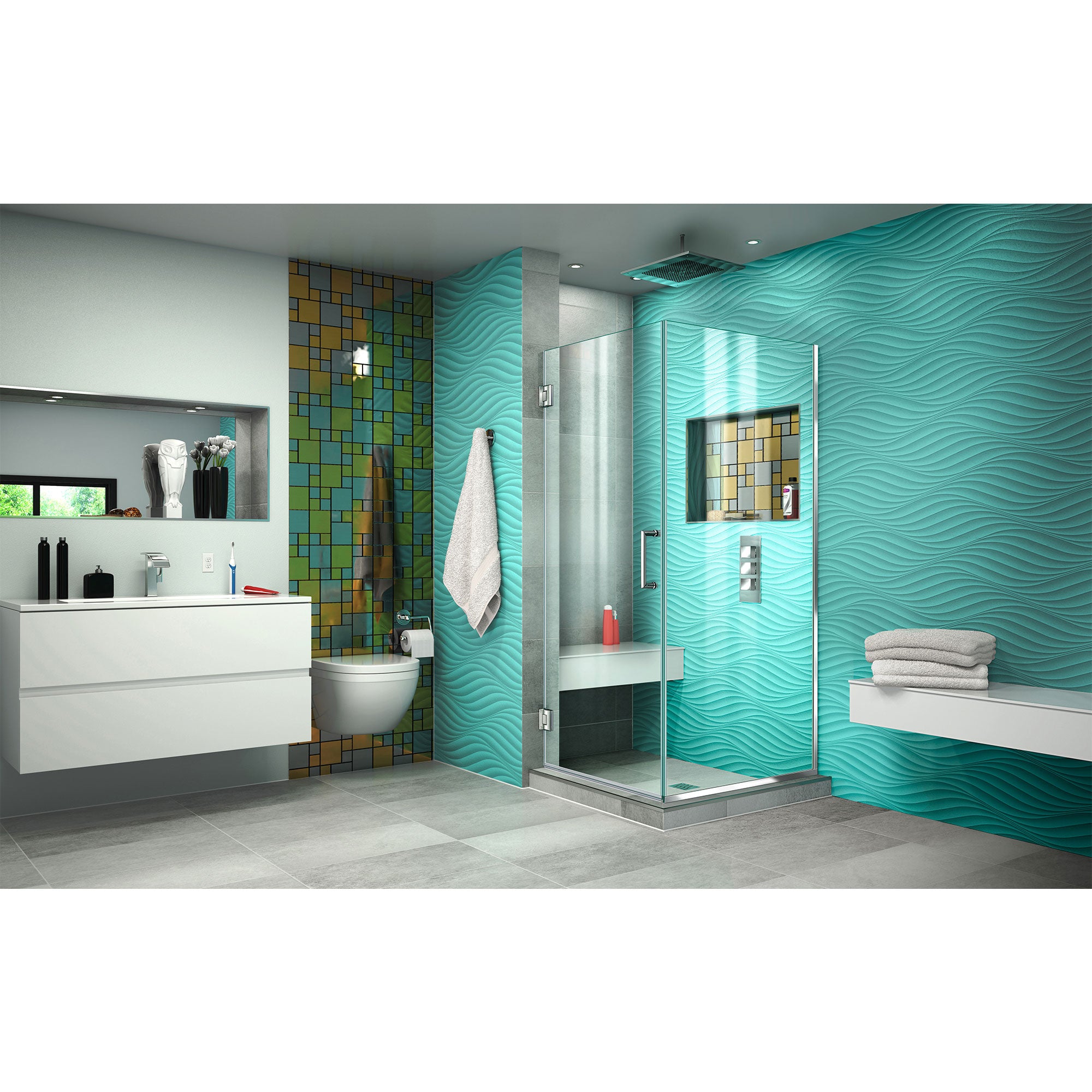 DreamLine Unidoor Plus 30.38" W Shower Enclosure