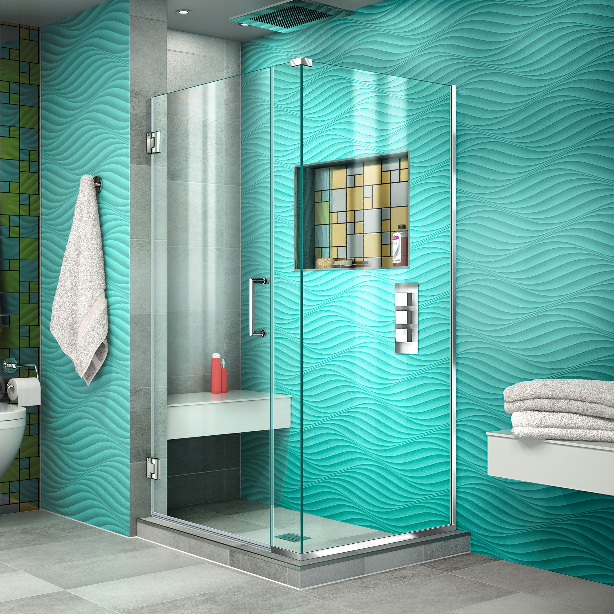DreamLine Unidoor Plus 30" W Shower Enclosure