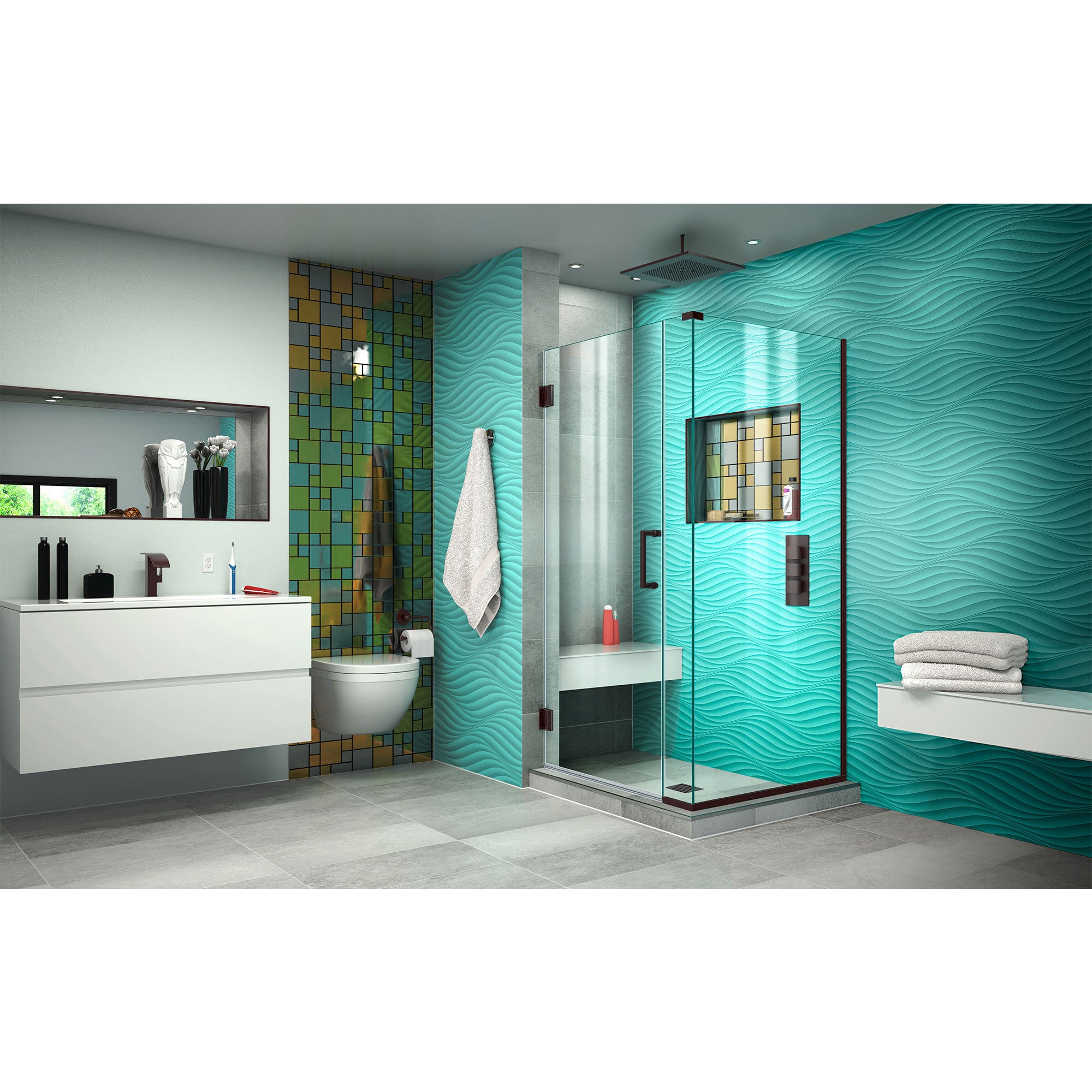 DreamLine Unidoor Plus 33" W Shower Enclosure