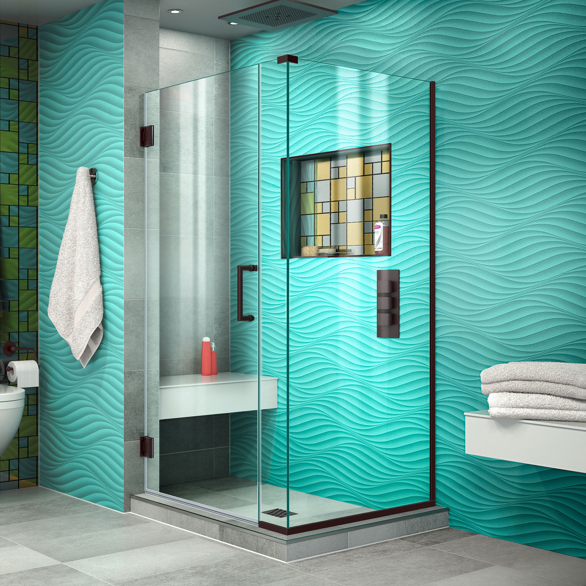 DreamLine Unidoor Plus 30" W Shower Enclosure