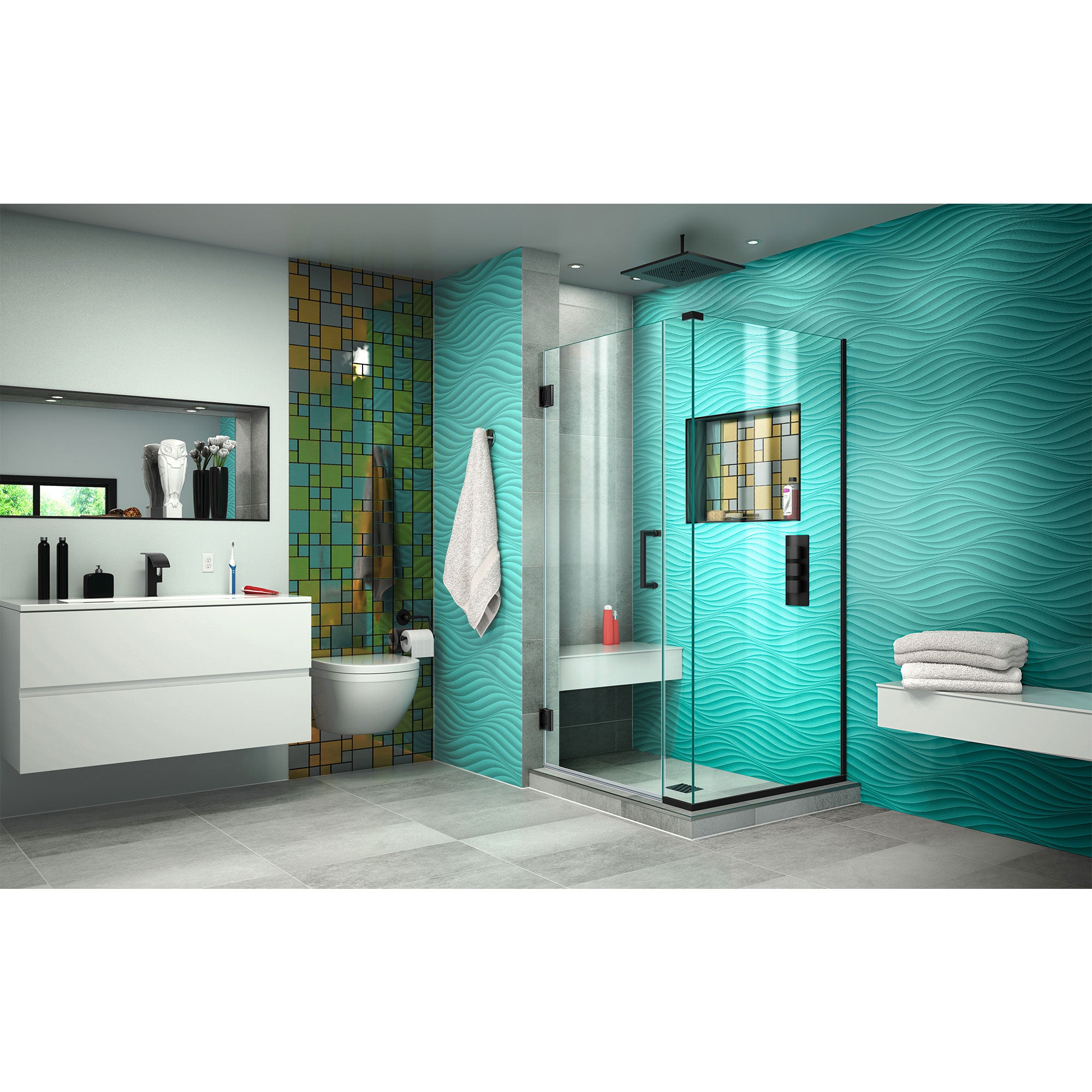DreamLine Unidoor Plus 34" W Shower Enclosure
