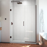 DreamLine Unidoor Plus 51-51.5" W Shower Door - Bronze