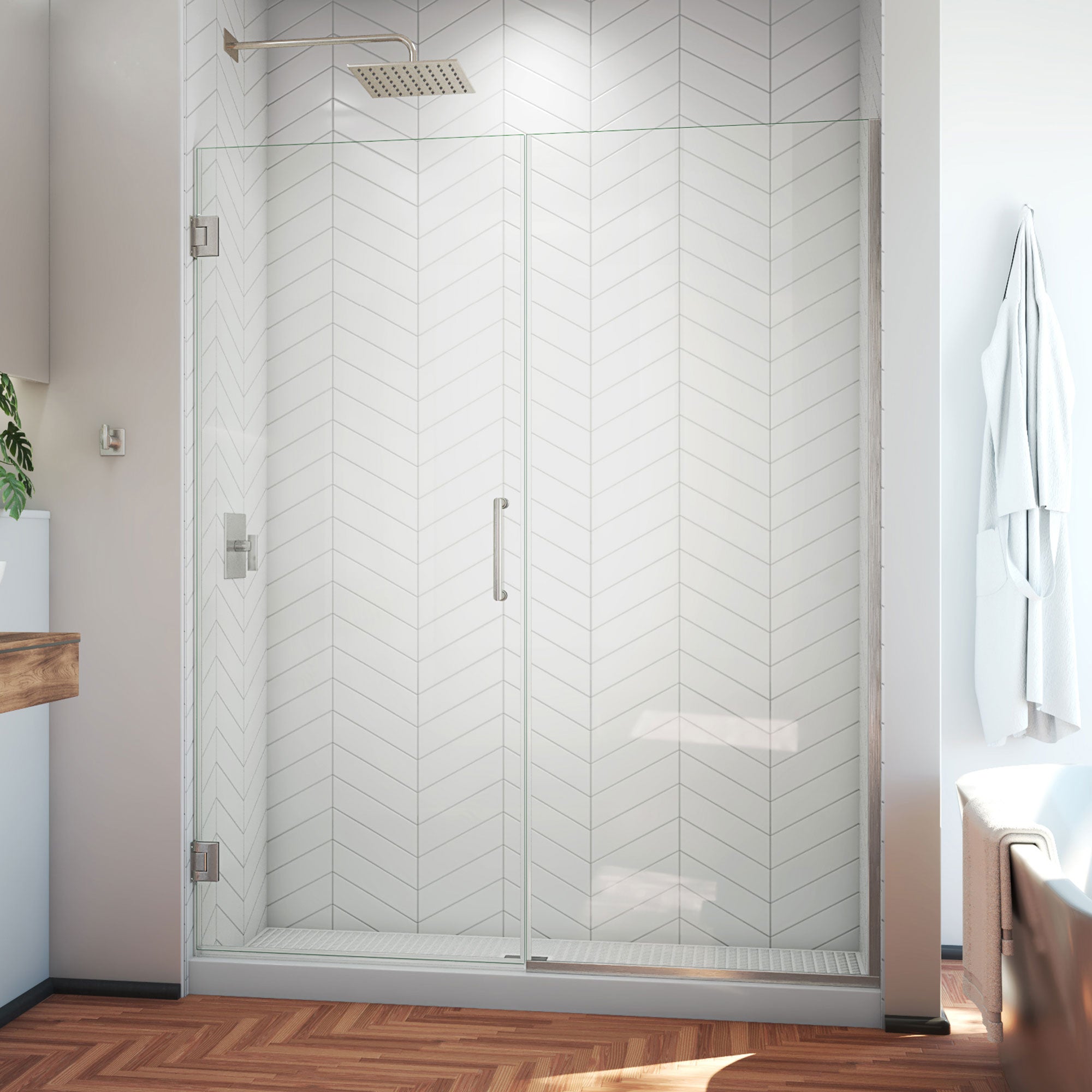 DreamLine Unidoor Plus 60.5-61" W Shower Door