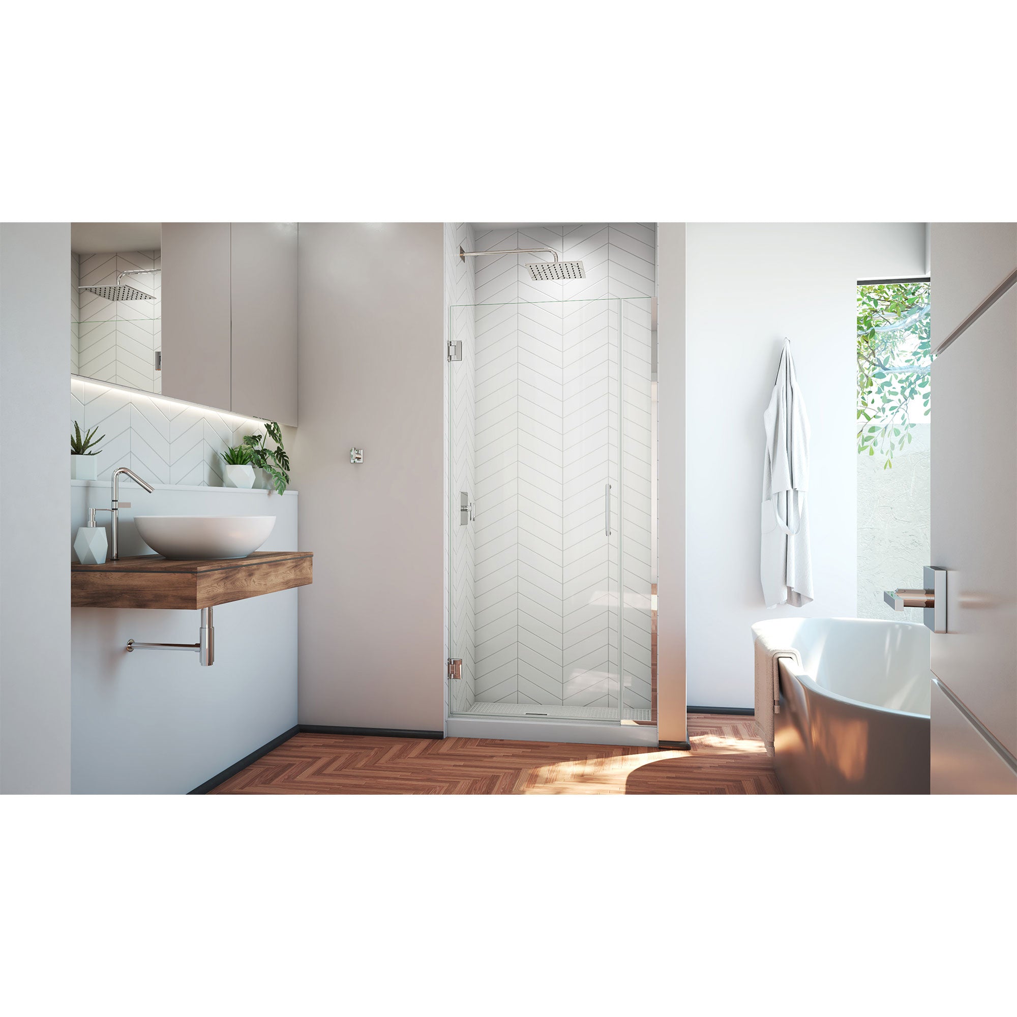DreamLine Unidoor Plus 32-32.5" W Shower Door
