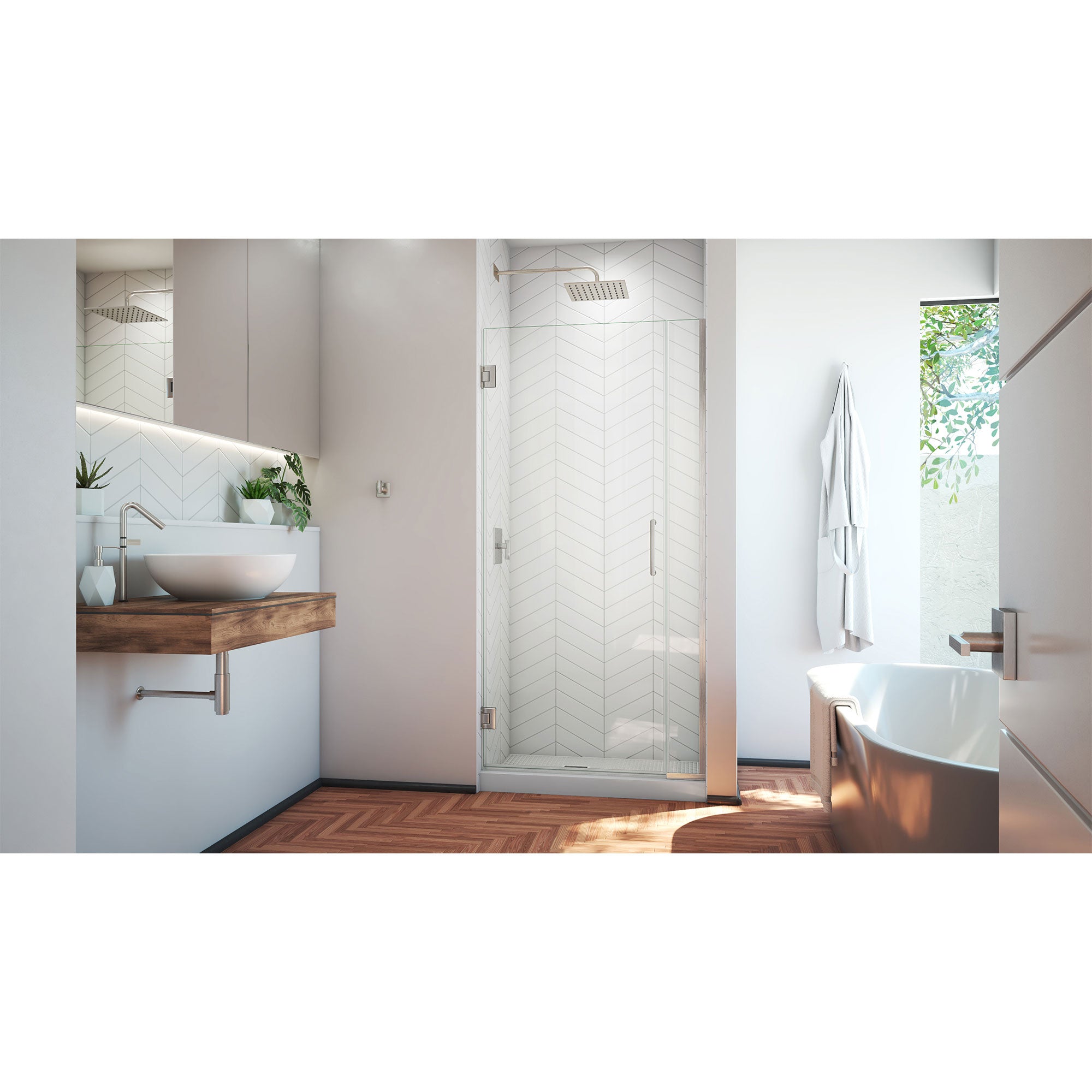 DreamLine Unidoor Plus 32-32.5" W Shower Door