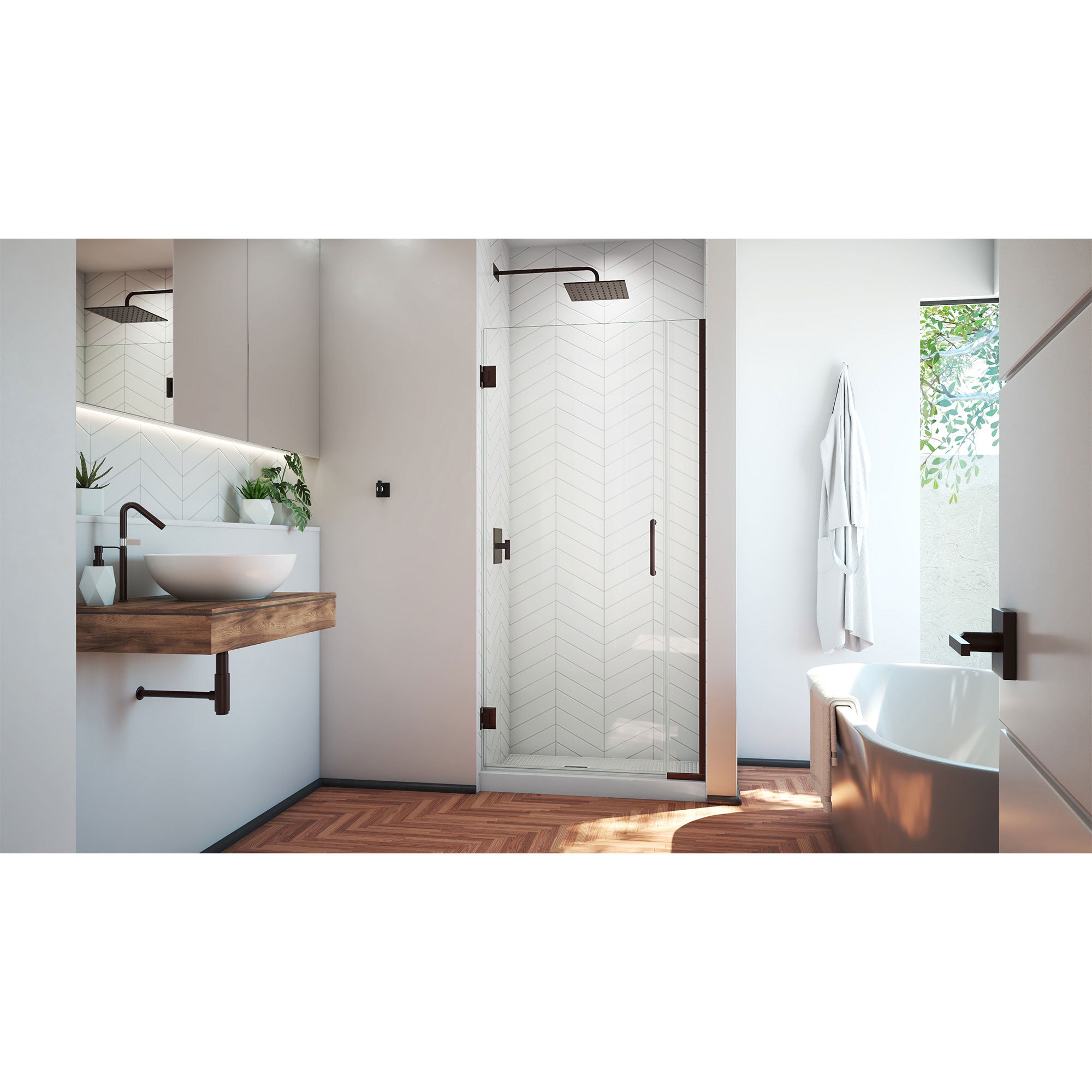 DreamLine Unidoor Plus 32-32.5" W Shower Door