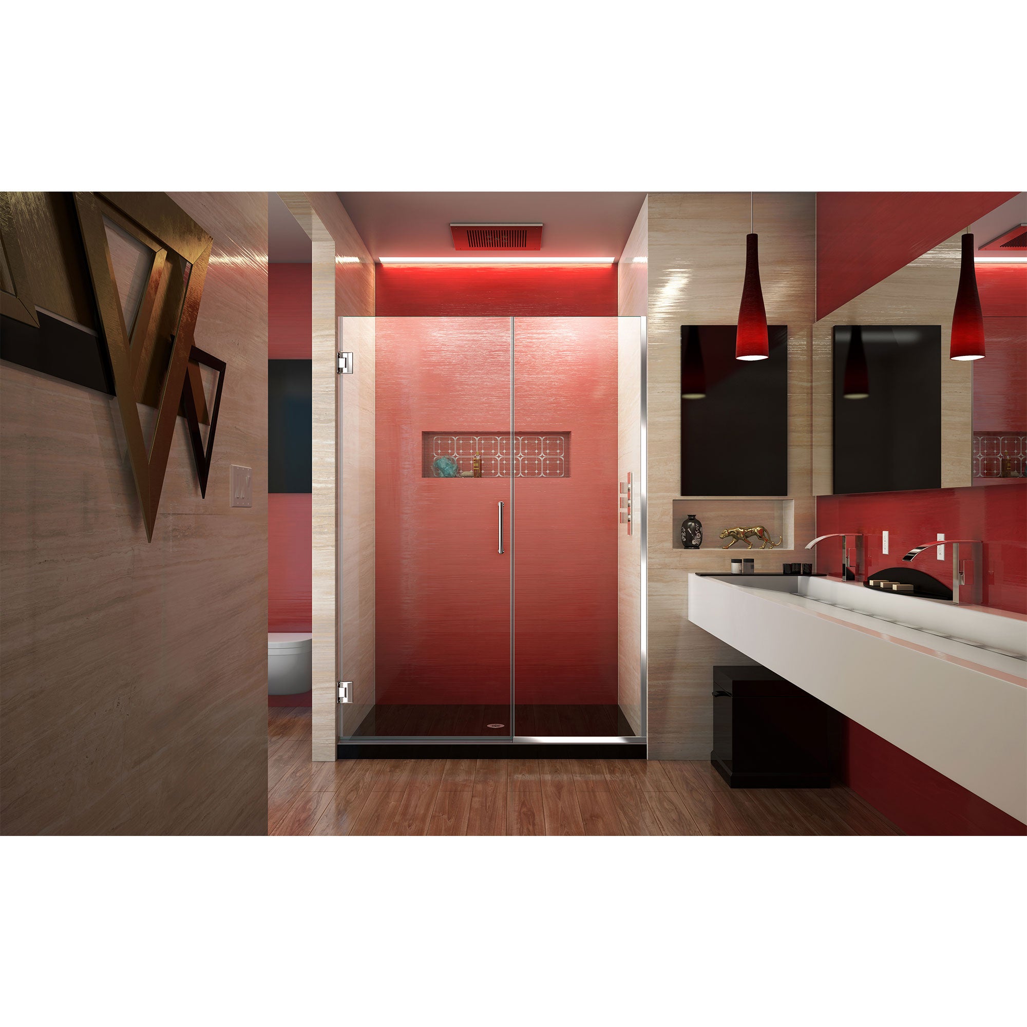 DreamLine Unidoor Plus 46.5-47" W Shower Door