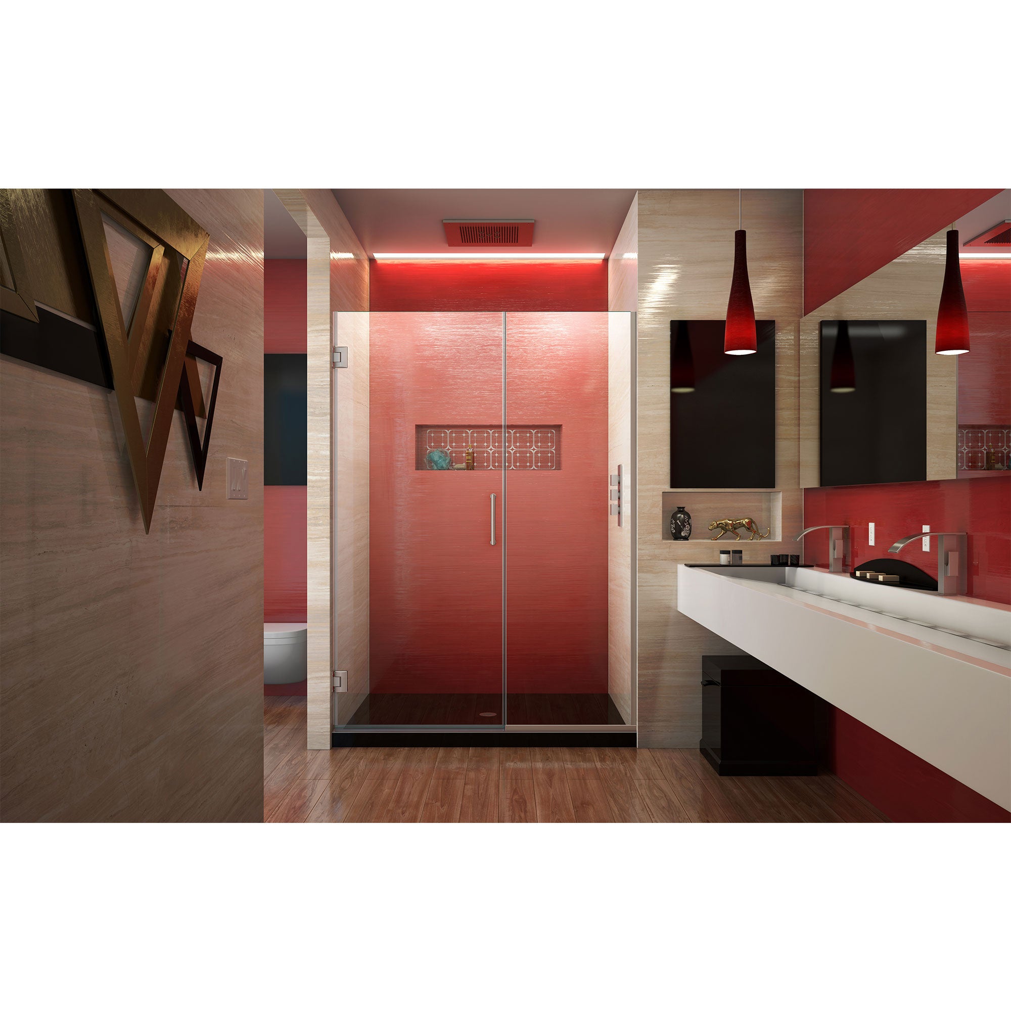 DreamLine Unidoor Plus 51.5-52" W Shower Door