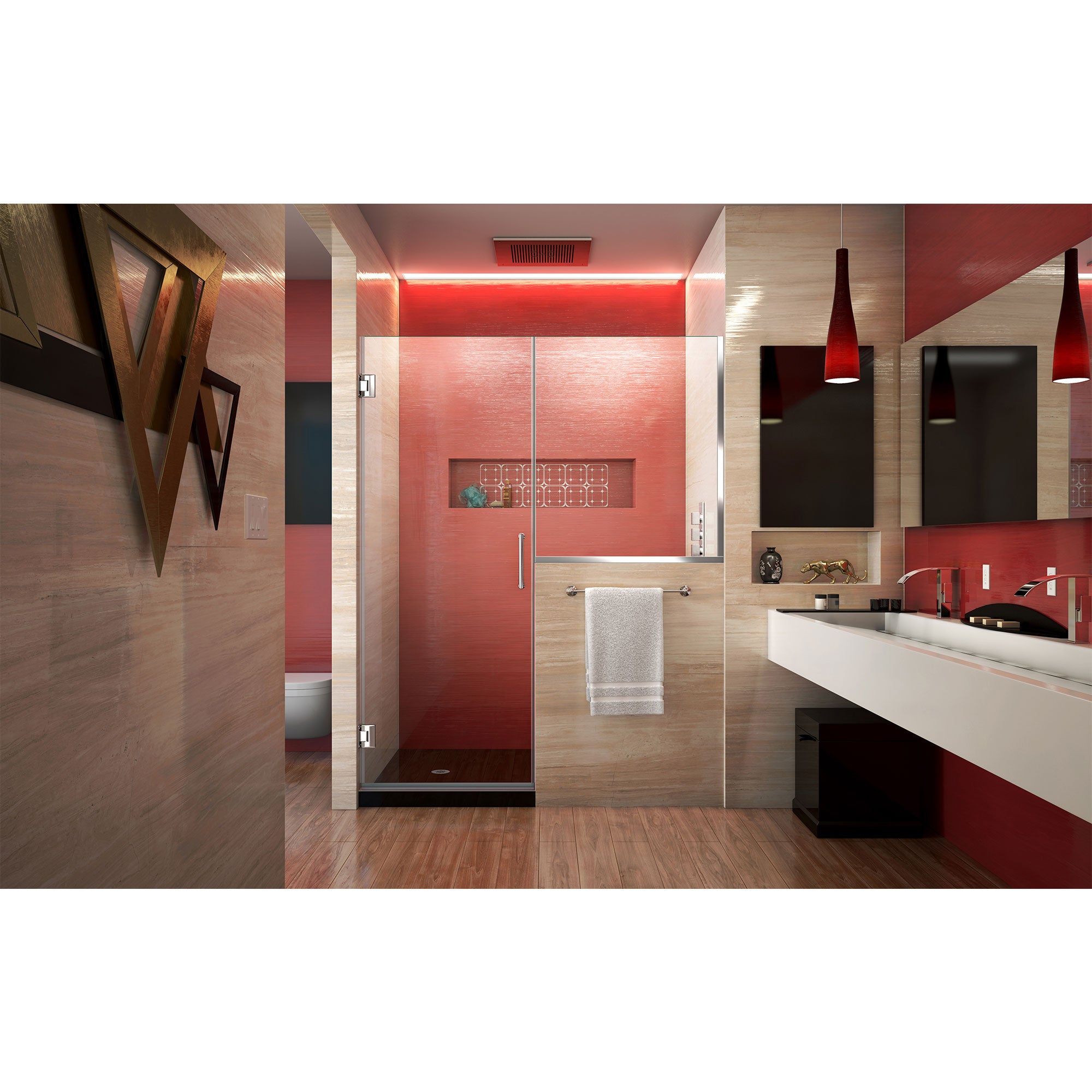 DreamLine Unidoor Plus 64-64.5" W Shower Door