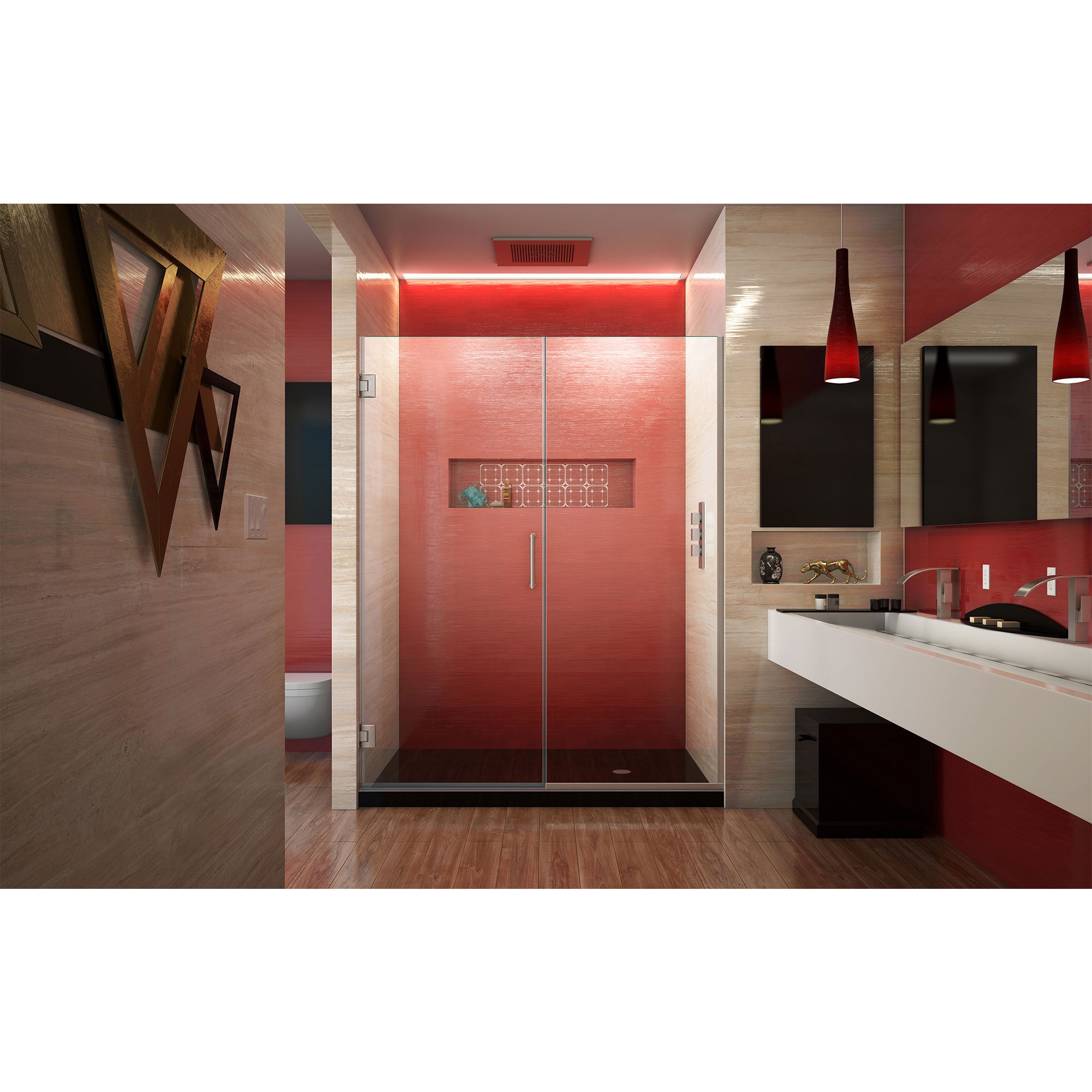 DreamLine Unidoor Plus 60.5-61" W Shower Door