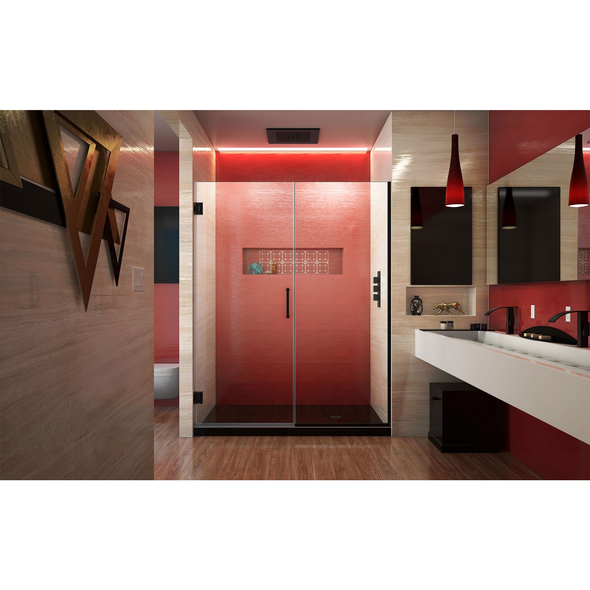 DreamLine Unidoor Plus 60.5-61" W Shower Door
