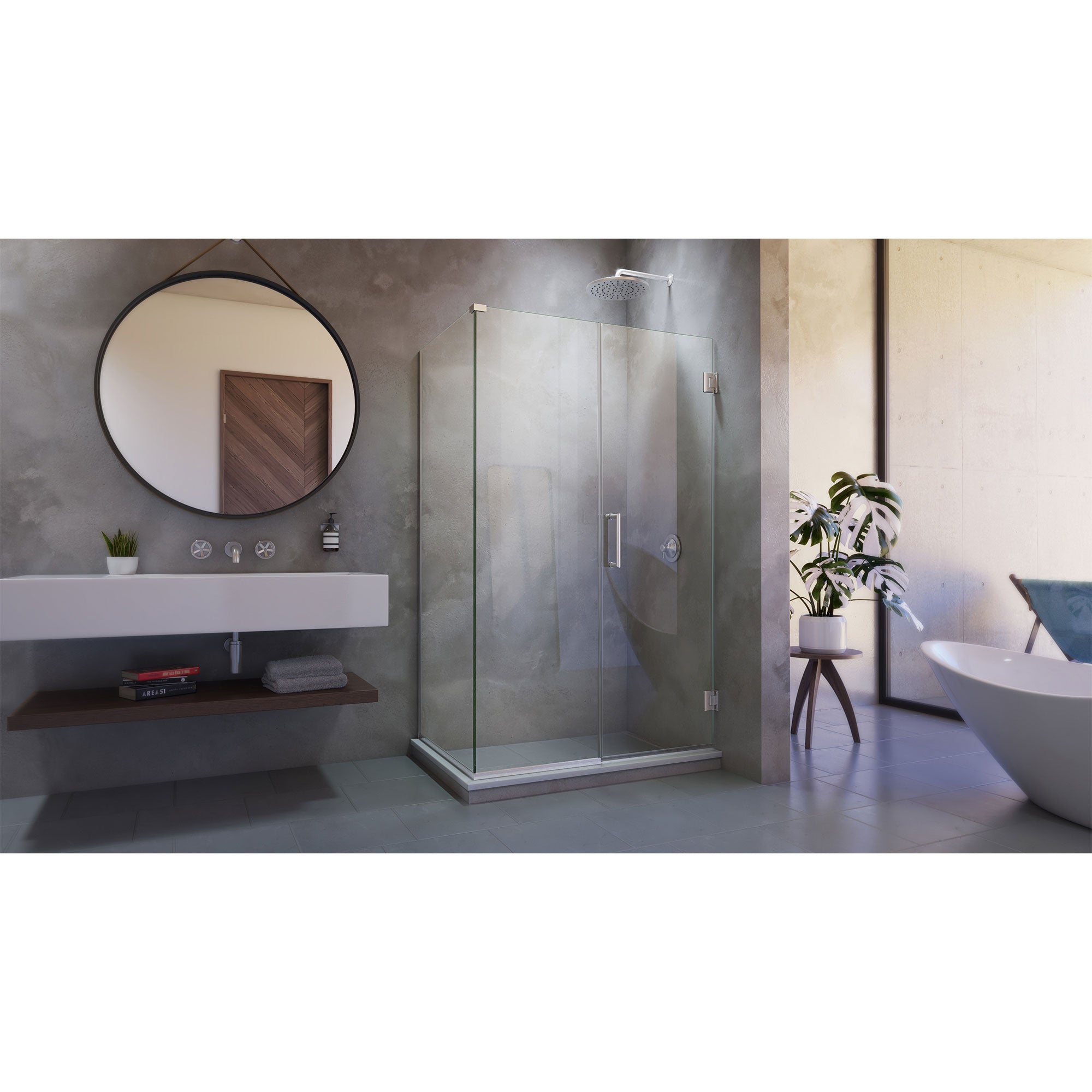 DreamLine Unidoor Plus 51" W Shower Enclosure