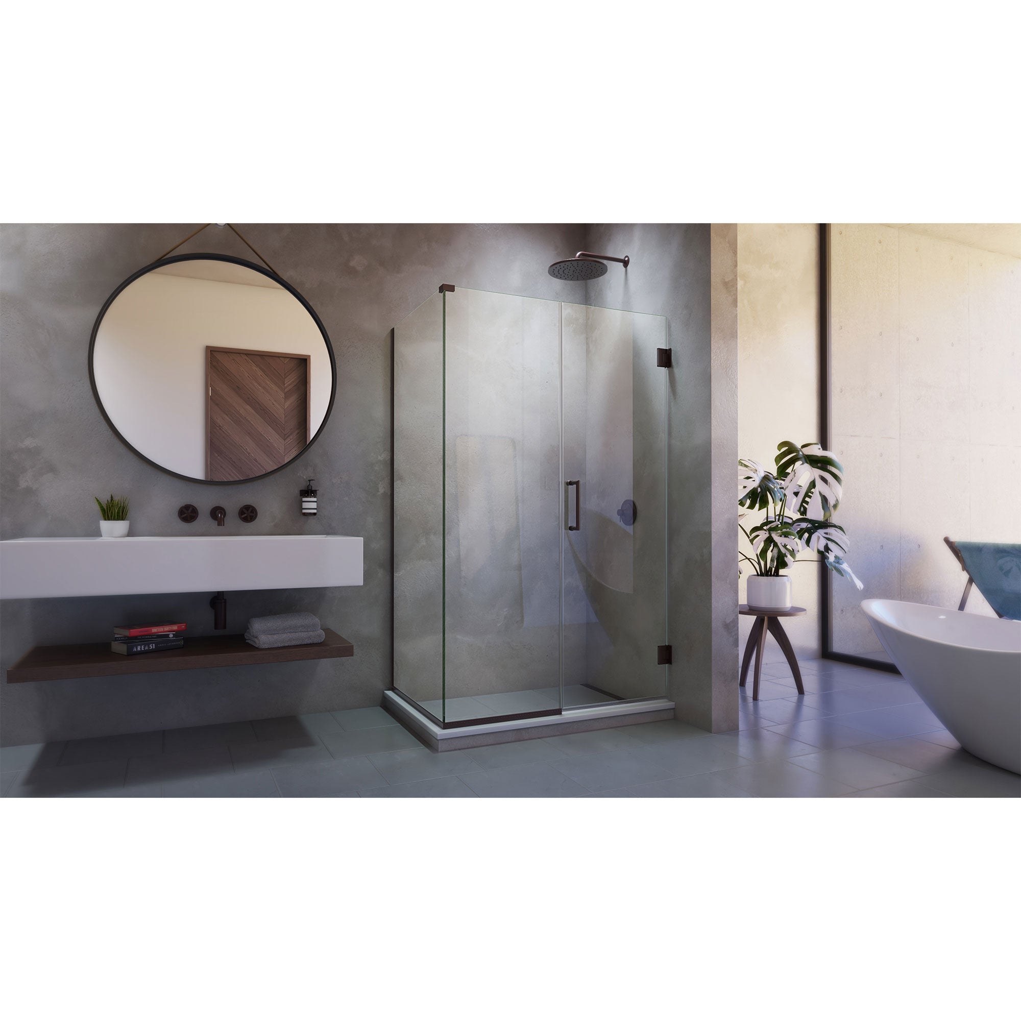 DreamLine Unidoor Plus 50" W Shower Enclosure