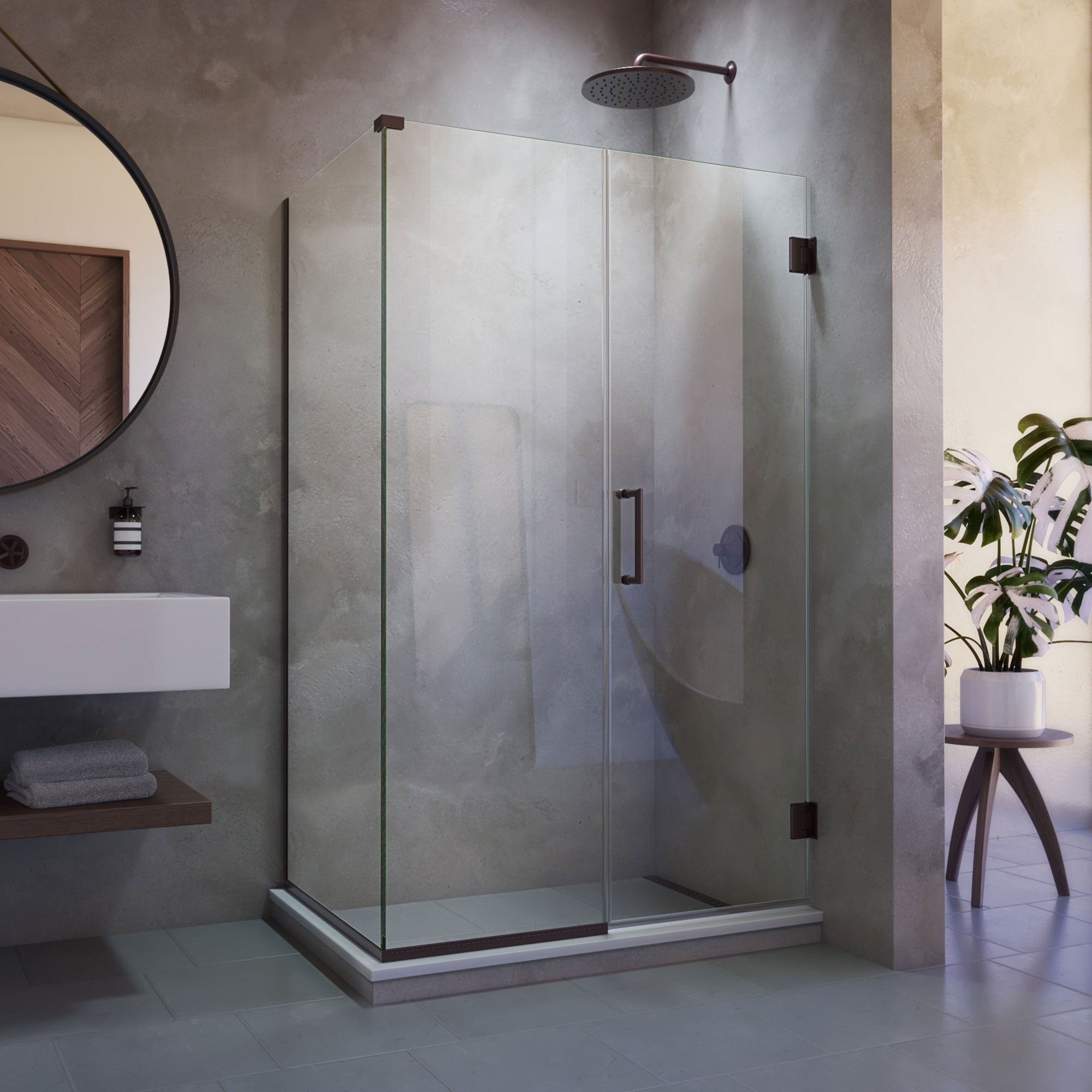 DreamLine Unidoor Plus 46" W Shower Enclosure