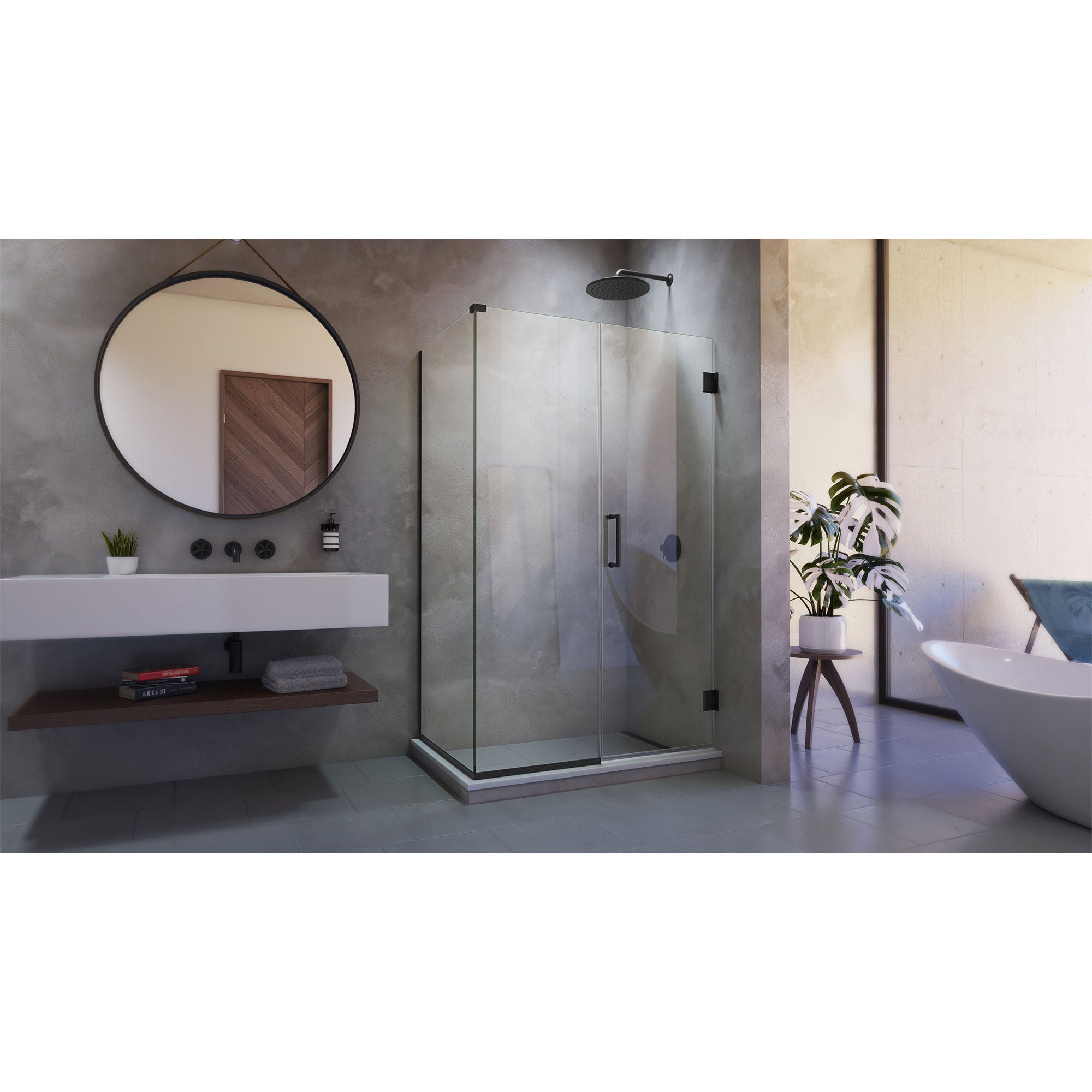 DreamLine Unidoor Plus 51" W Shower Enclosure